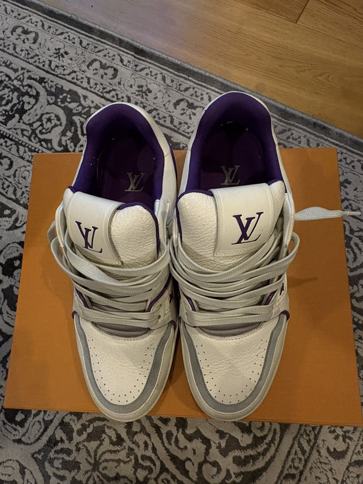 Louis Vuitton LV TRAINER SNEAKER Size US 8 / EU 41 - 4 Thumbnail