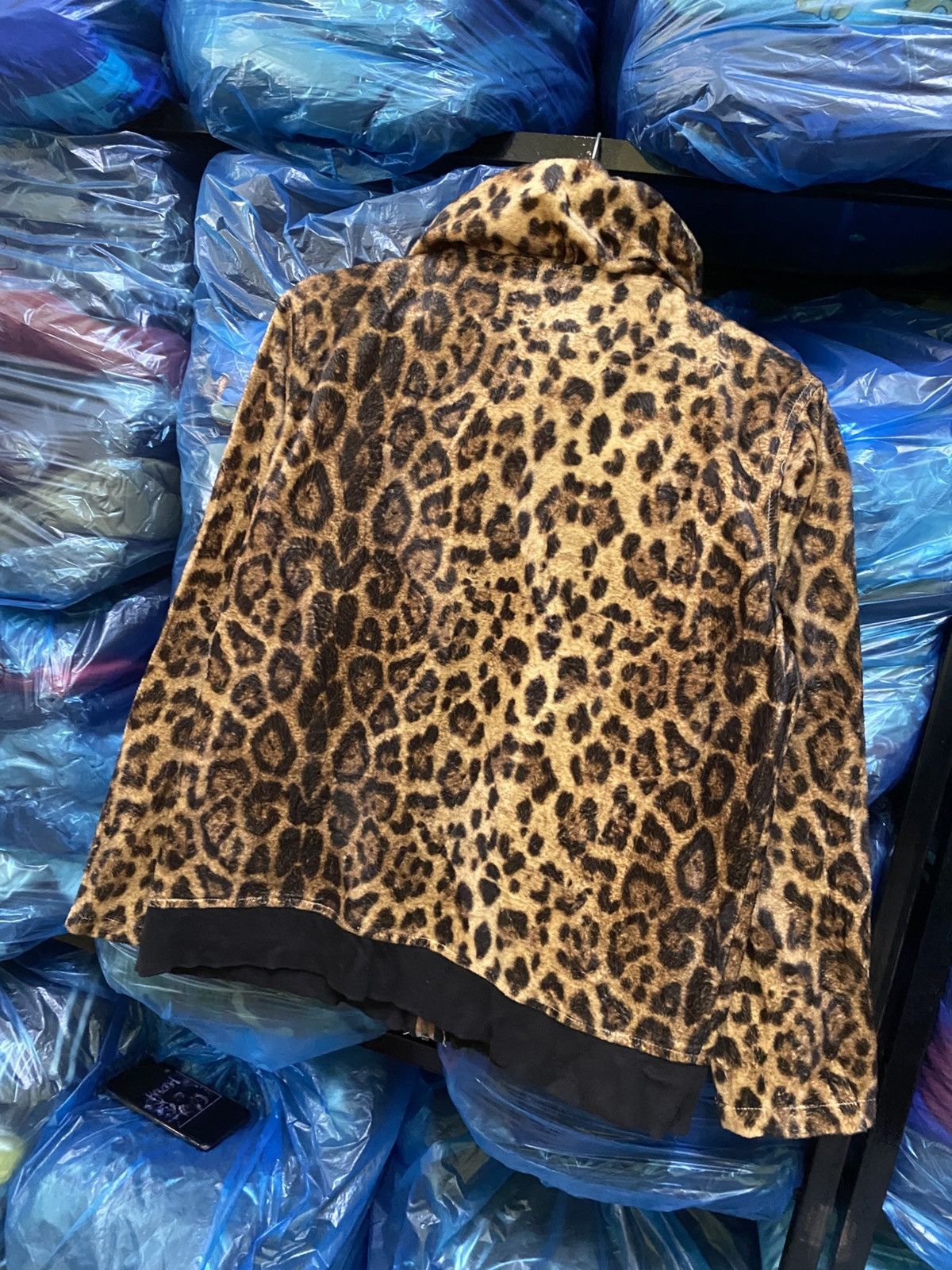 FTC × Japanese Brand Vintage FFTC Leopard Print Fleece Jacket Animal Print Size US M / EU 48-50 / 2 - 9 Thumbnail