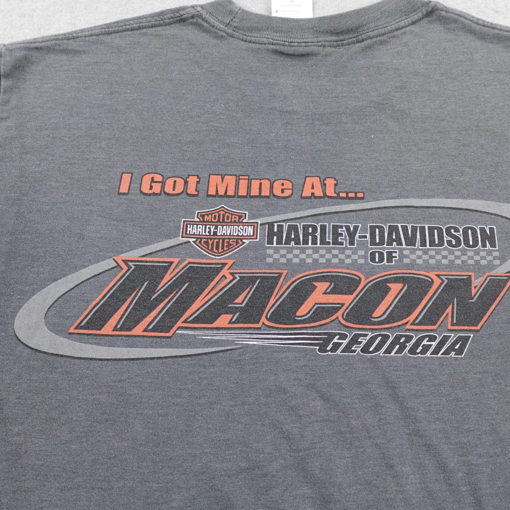 Harley Davidson Harley-Davidson Shirt Mens Medium Gray T-Shirt Biker Motorcycles Georgia Macon Cleveland? Size US M / EU 48-50 / 2 - 6 Thumbnail