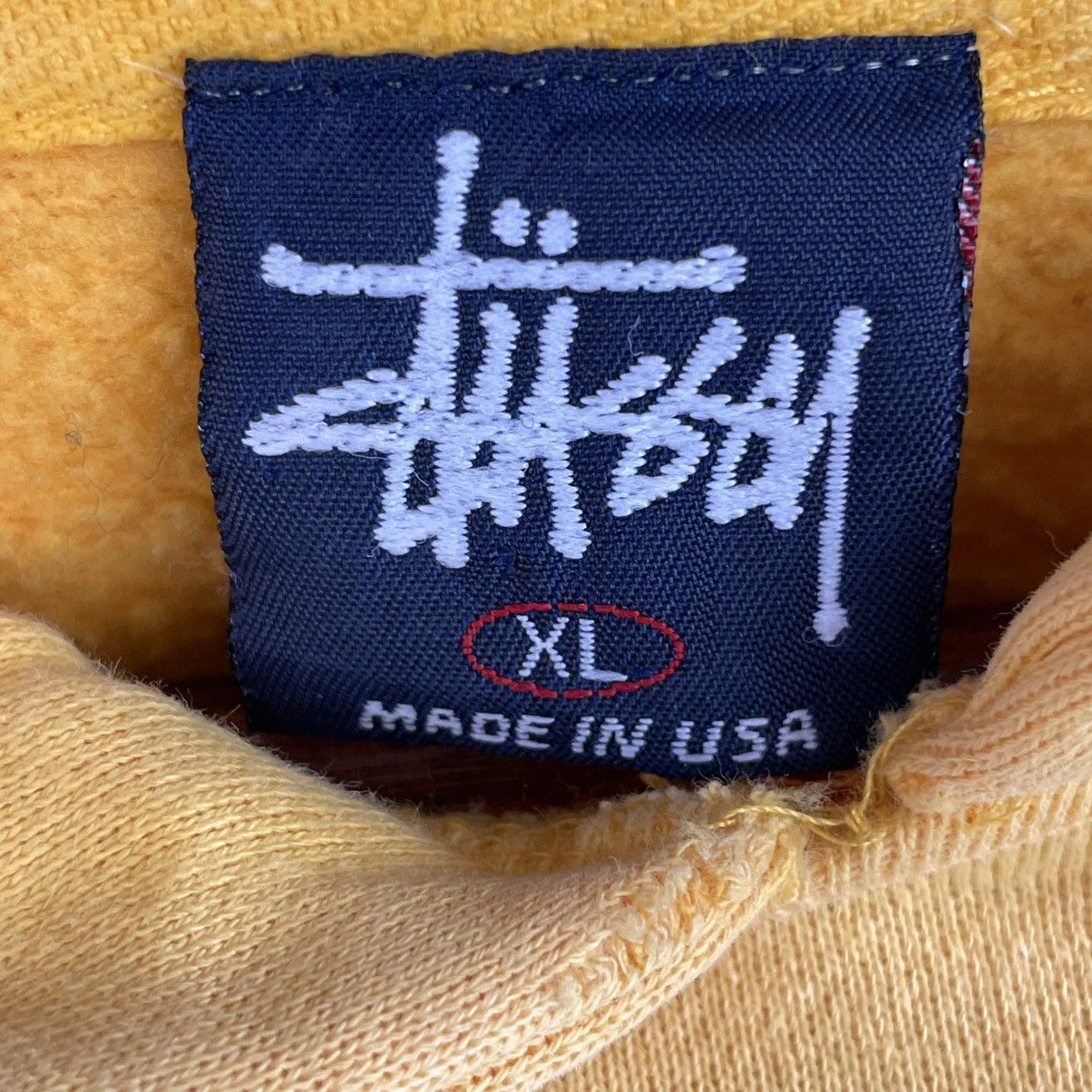Stussy × Vintage Vintage 90s Stussy Made in Usa Hoodie Size US XL / EU 56 / 4 - 4 Thumbnail