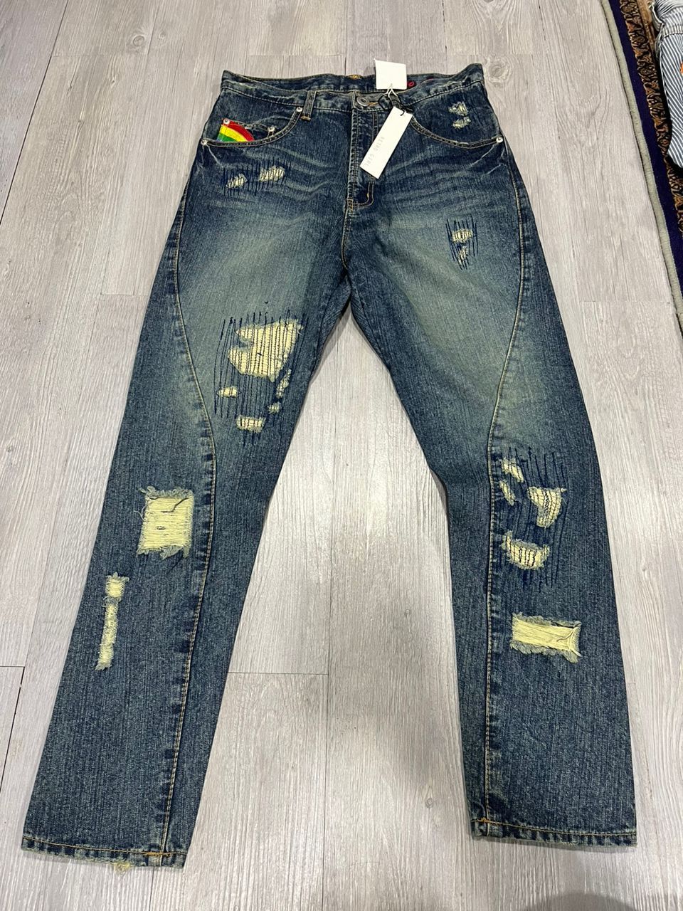 Hysteric Glamour RARE Retro Girls Jeans Japanese Brand Exhibitionist Vintage Size US 30 / EU 46 - 2 Thumbnail