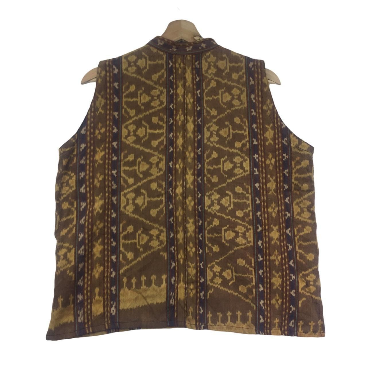 Vintage Vtg ABORIGINAL ART Hand Made In Indonesia Vest Jacket Size US L / EU 52-54 / 3 - 3 Thumbnail