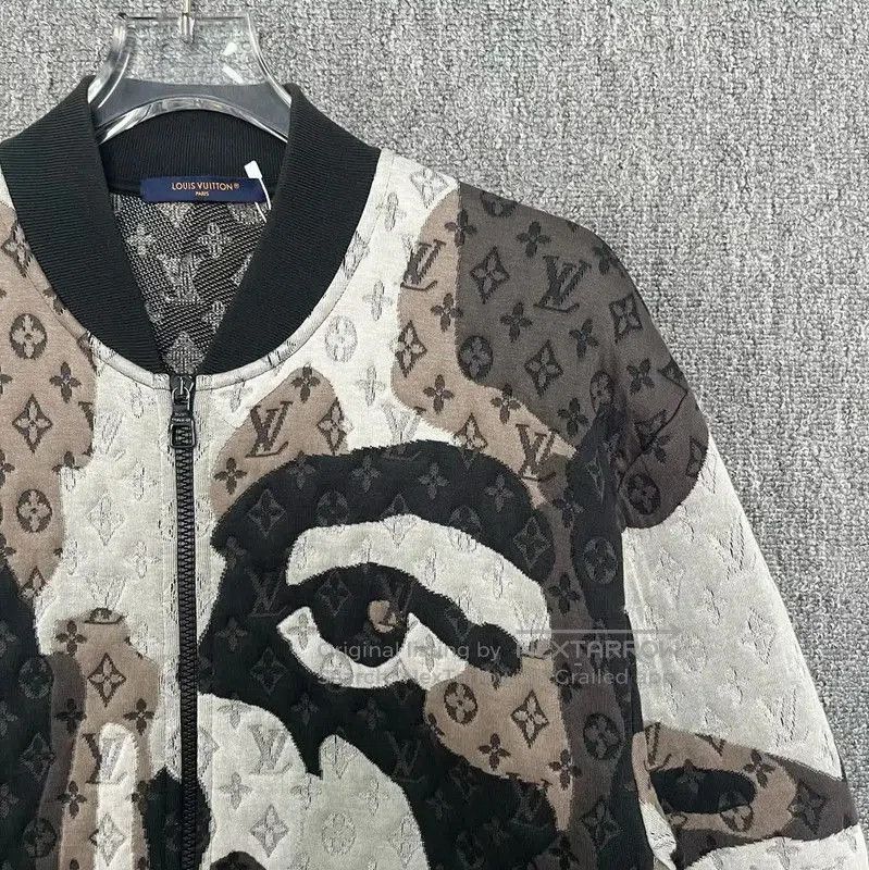 Other Louis Vuitton Brown Quilted Bomber Jacket . Size US M / EU 48-50 / 2 - 3 Thumbnail