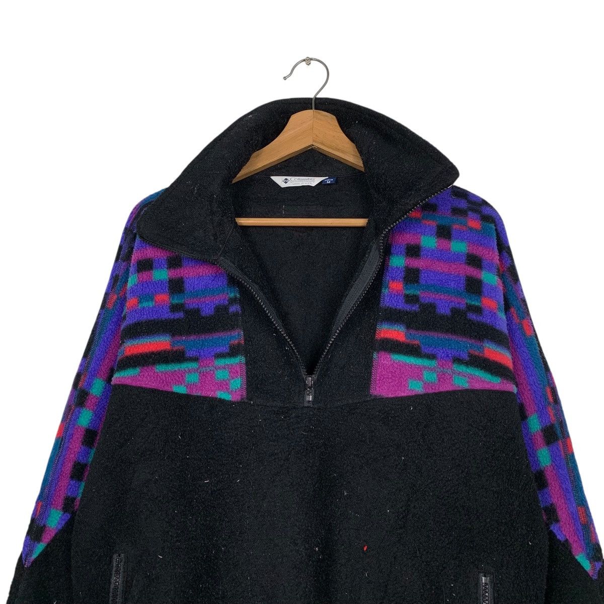 Columbia Vintage 80s Columbia Quarter Zip Fleece Sweater Size US M / EU 48-50 / 2 - 10 Thumbnail