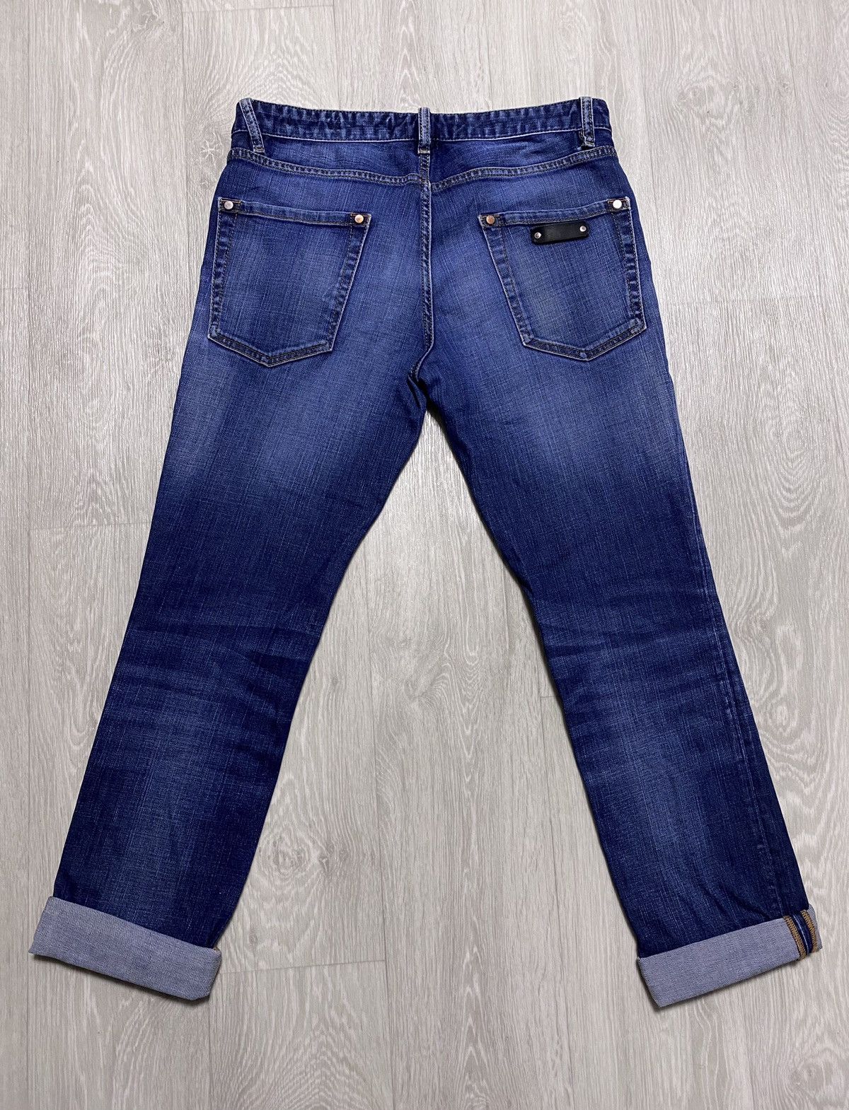 Just Cavalli Unisex Just Cavalli Slim Fit Washed Blue Jeans Denim Size US 31 - 3 Thumbnail