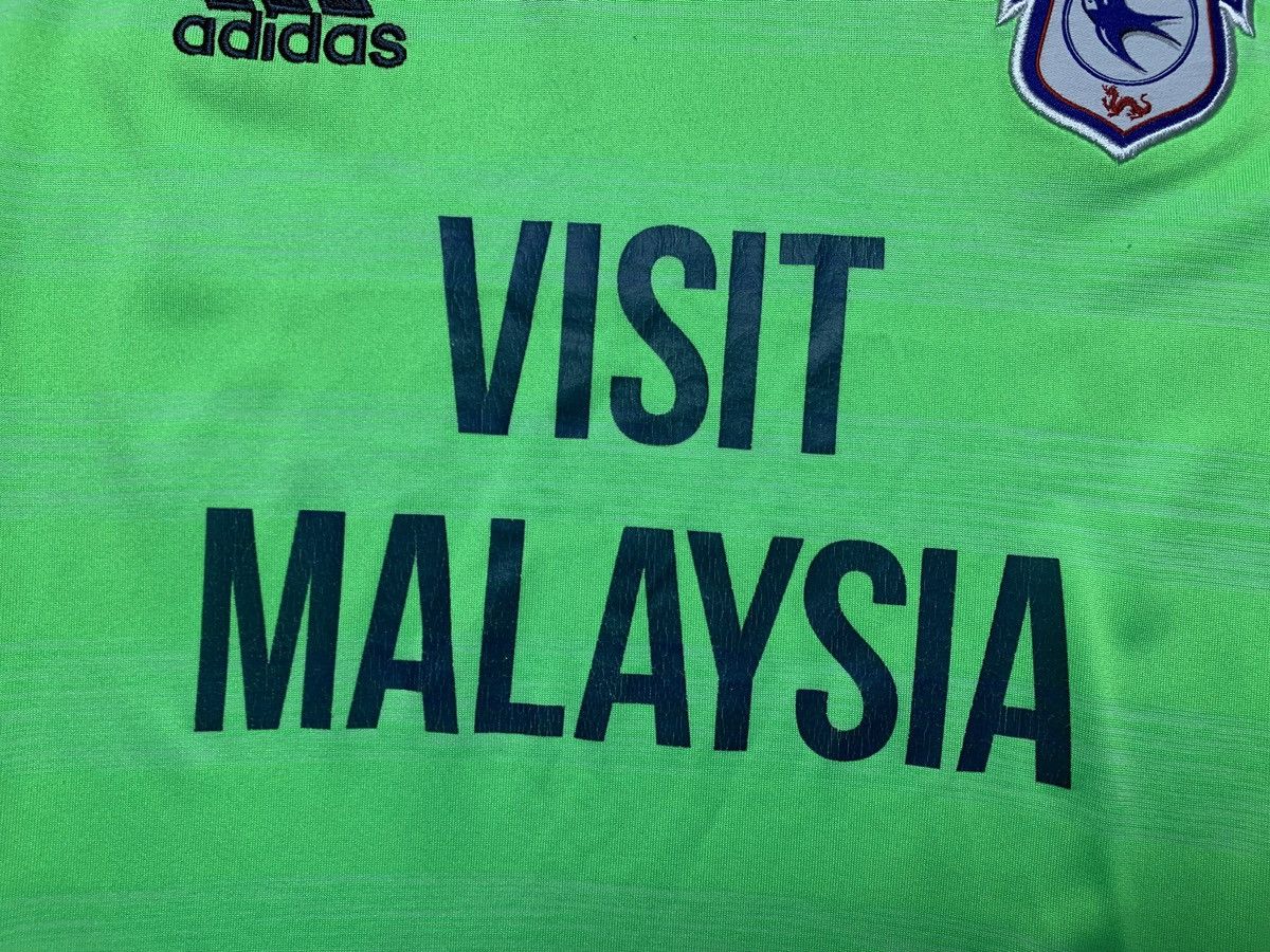 Adidas × Vintage Adidas Cardiff city soccer jersey green size S away rare Size US S / EU 44-46 / 1 - 3 Thumbnail