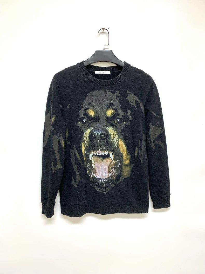 Givenchy Dog Head Round Neck Sweatshirt, Xs