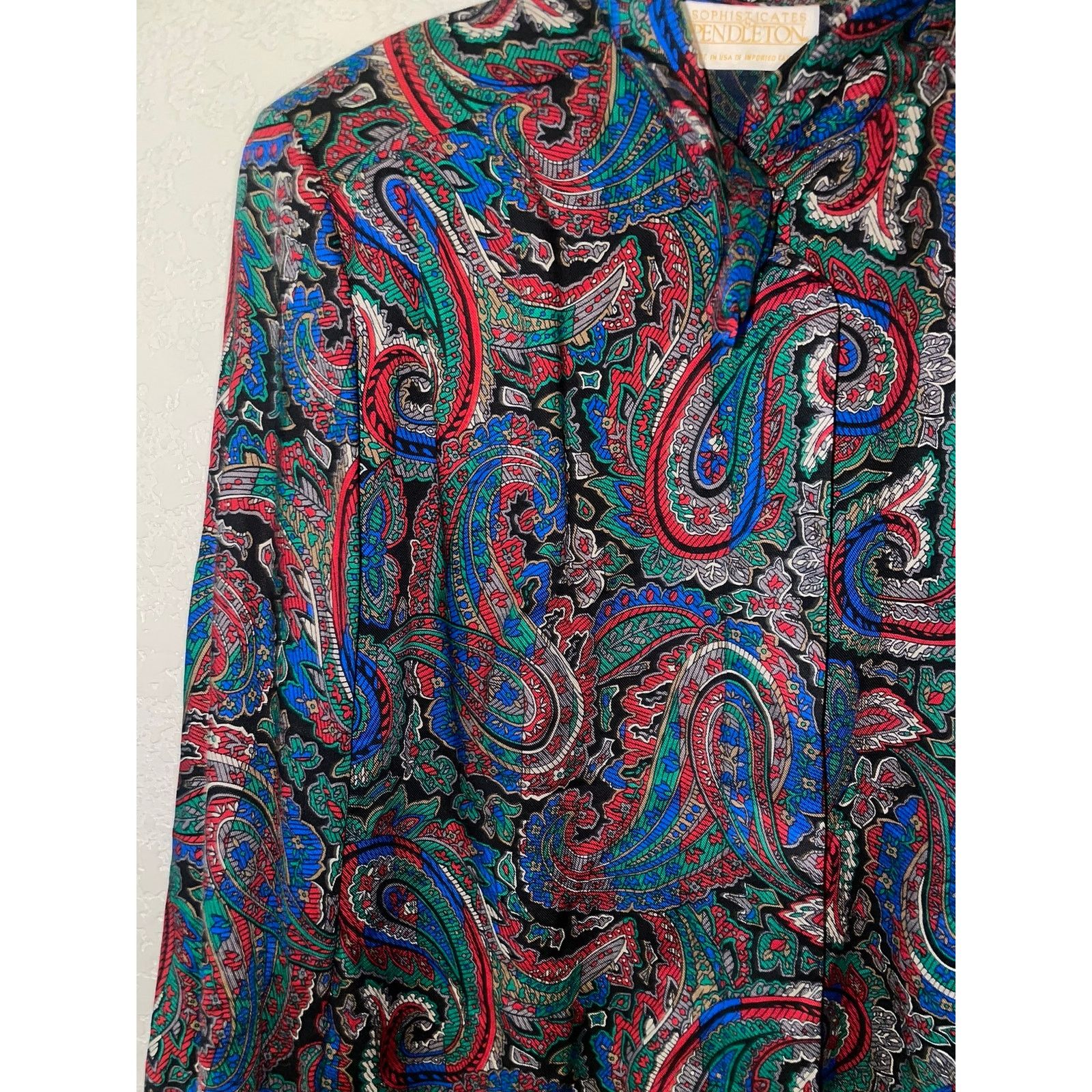 Pendleton Women's Pendleton Sophisticates Button Down Shirt Women L Size L / US 10 / IT 46 - 3 Thumbnail