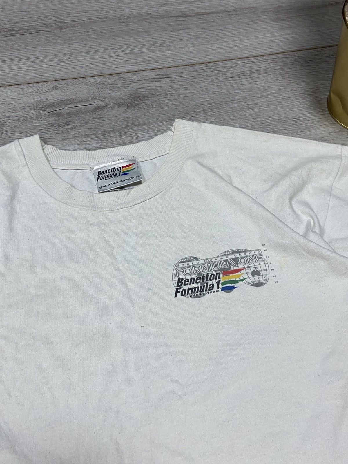 Benetton Formula 1 Benetton bolid vintage t-shirt Size US L / EU 52-54 / 3 - 7 Thumbnail