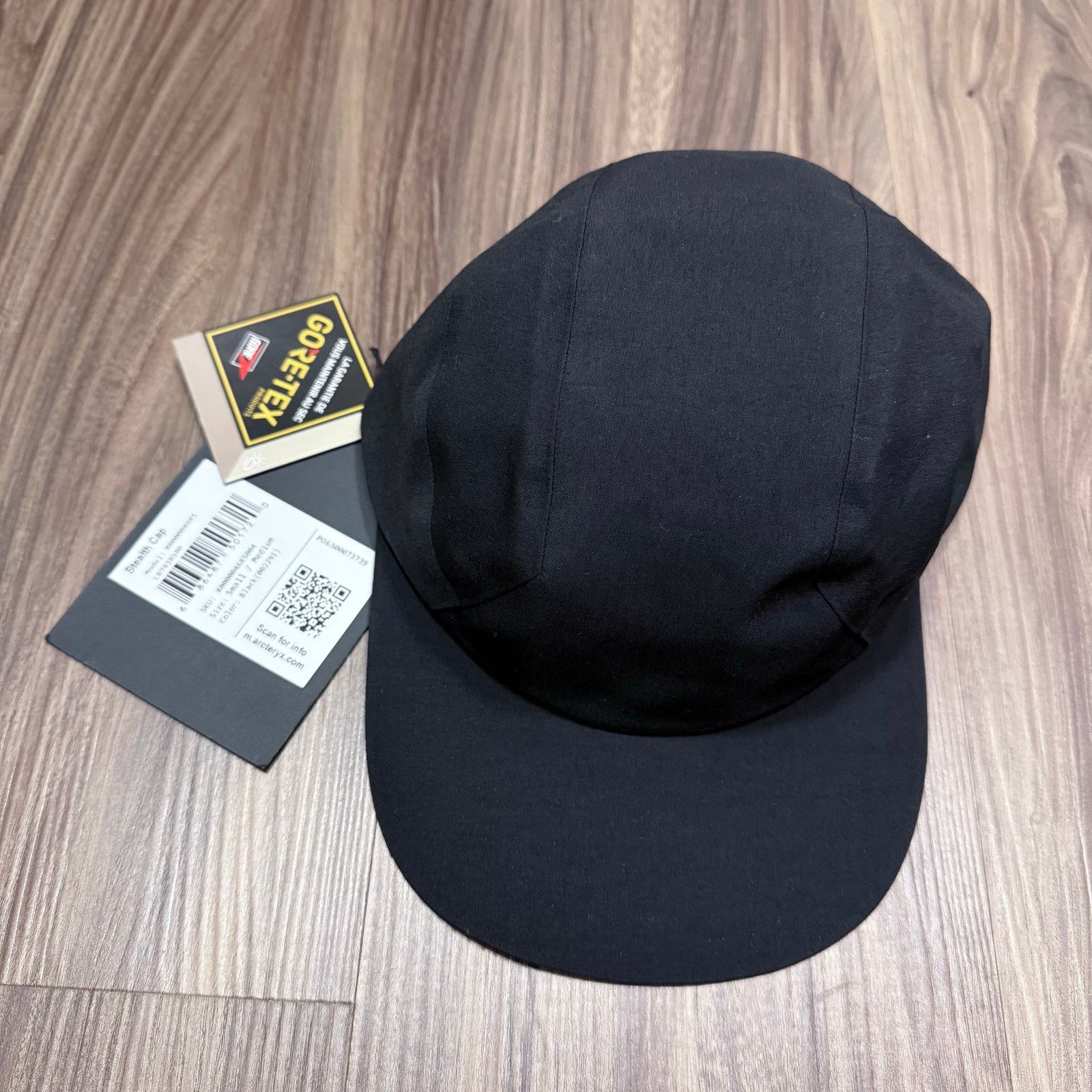 Arc’teryx Veilance Stealth Cap Black S/M Techwear Waterproof