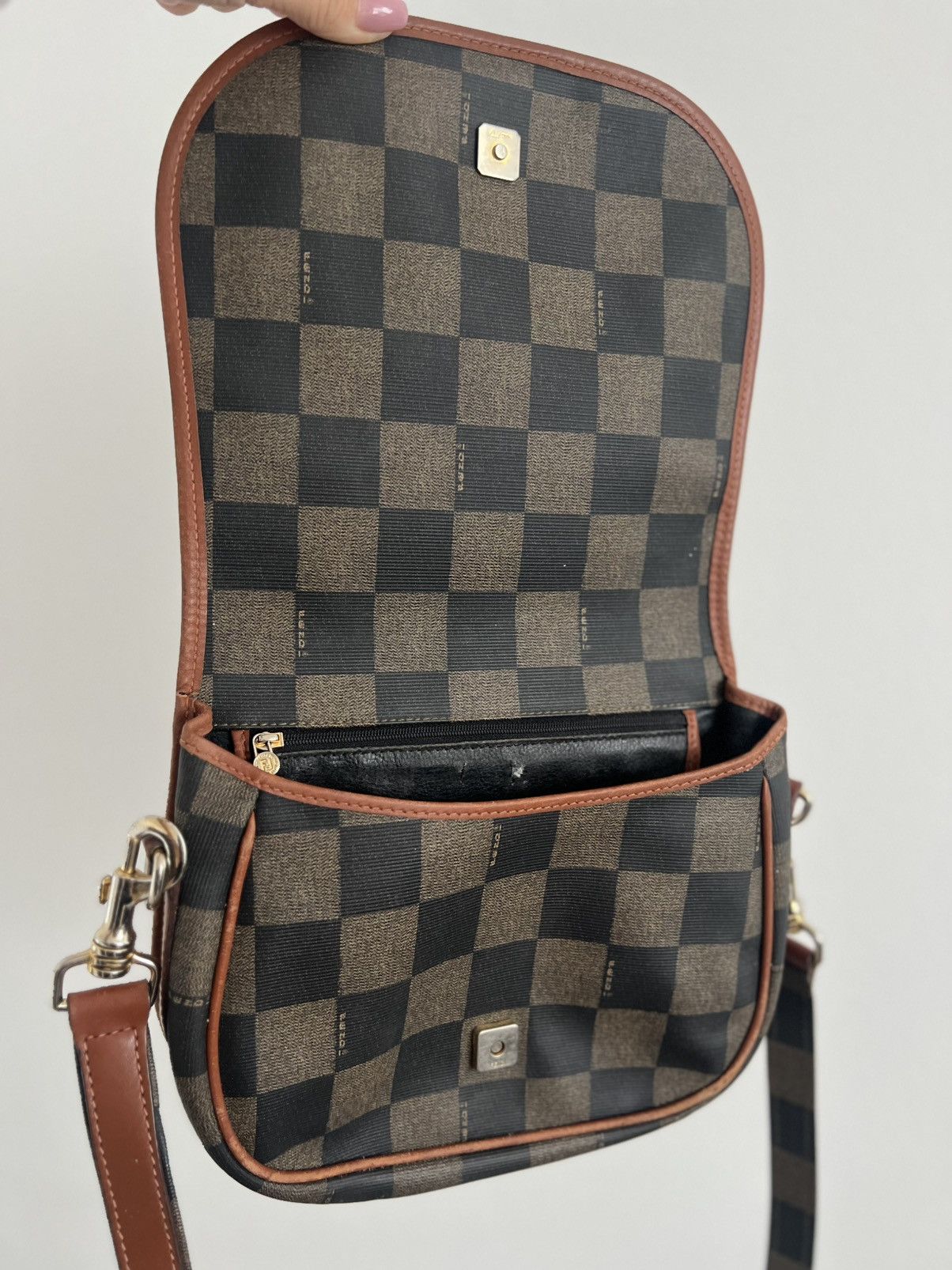 Fendi Unique piece vintage Fendi bag with chipmunk leather rare Size ONE SIZE - 6 Thumbnail