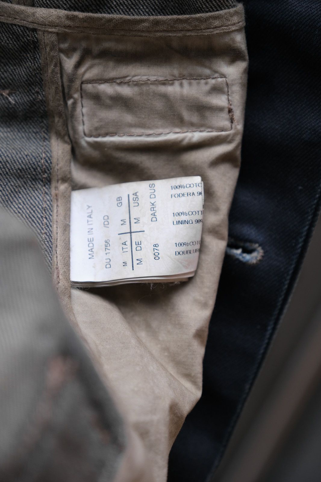 Rick Owens Drkshdw Rick Owens DRKSHDW Waxed Denim Vest Size US M / EU 48-50 / 2 - 7 Thumbnail