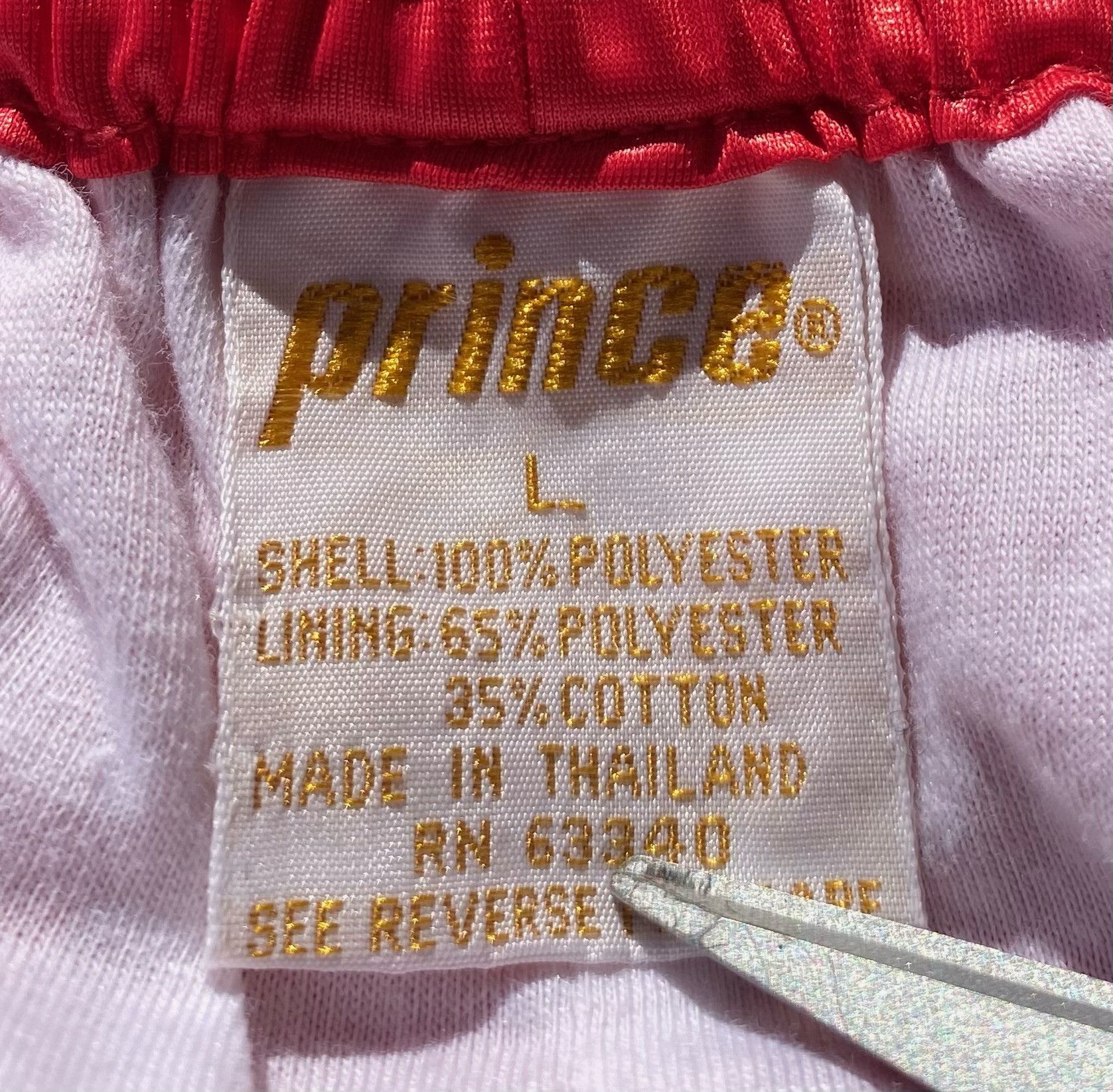 Prince 90’s Prince Shiny Hot Pink Lined Track Pants W/Pockets Large Size 36" / US 14 / IT 50 - 4 Thumbnail