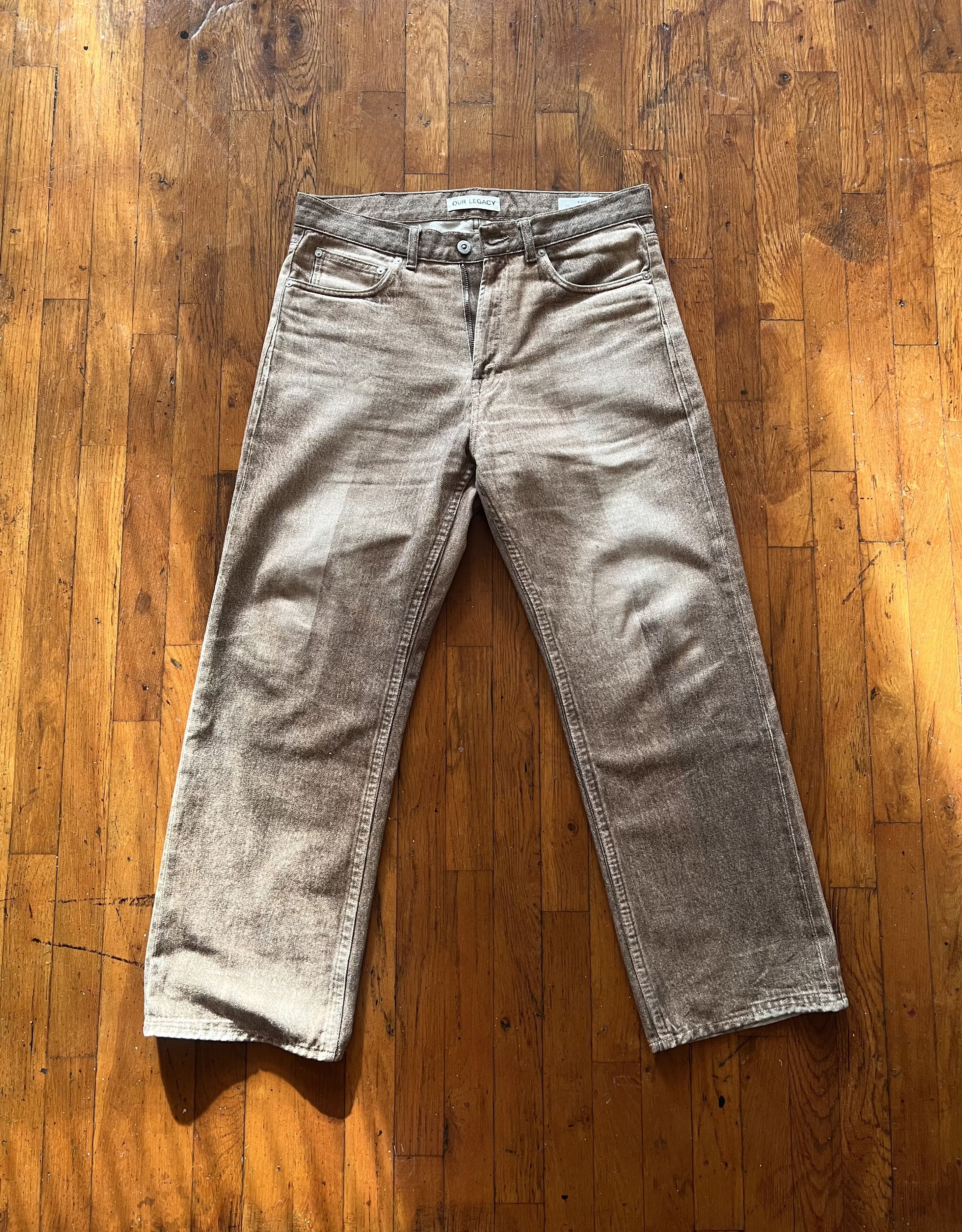 Our Legacy Our Legacy Digital Chalk Flower Third Cut Jeans | Grailed