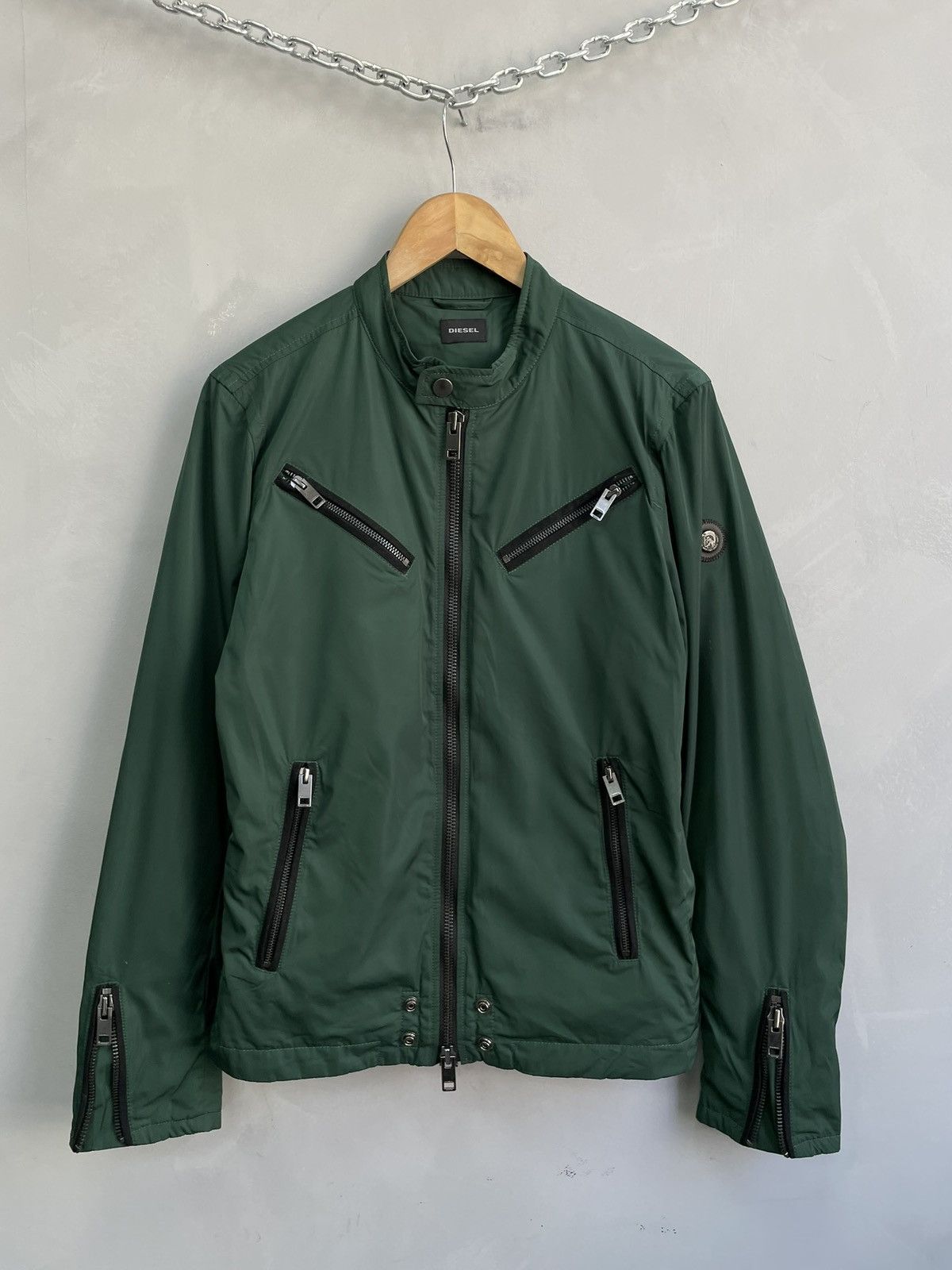 Diesel Racing zipper Diesel rare light jacket y2k Size US M / EU 48-50 / 2 - 1 Thumbnail