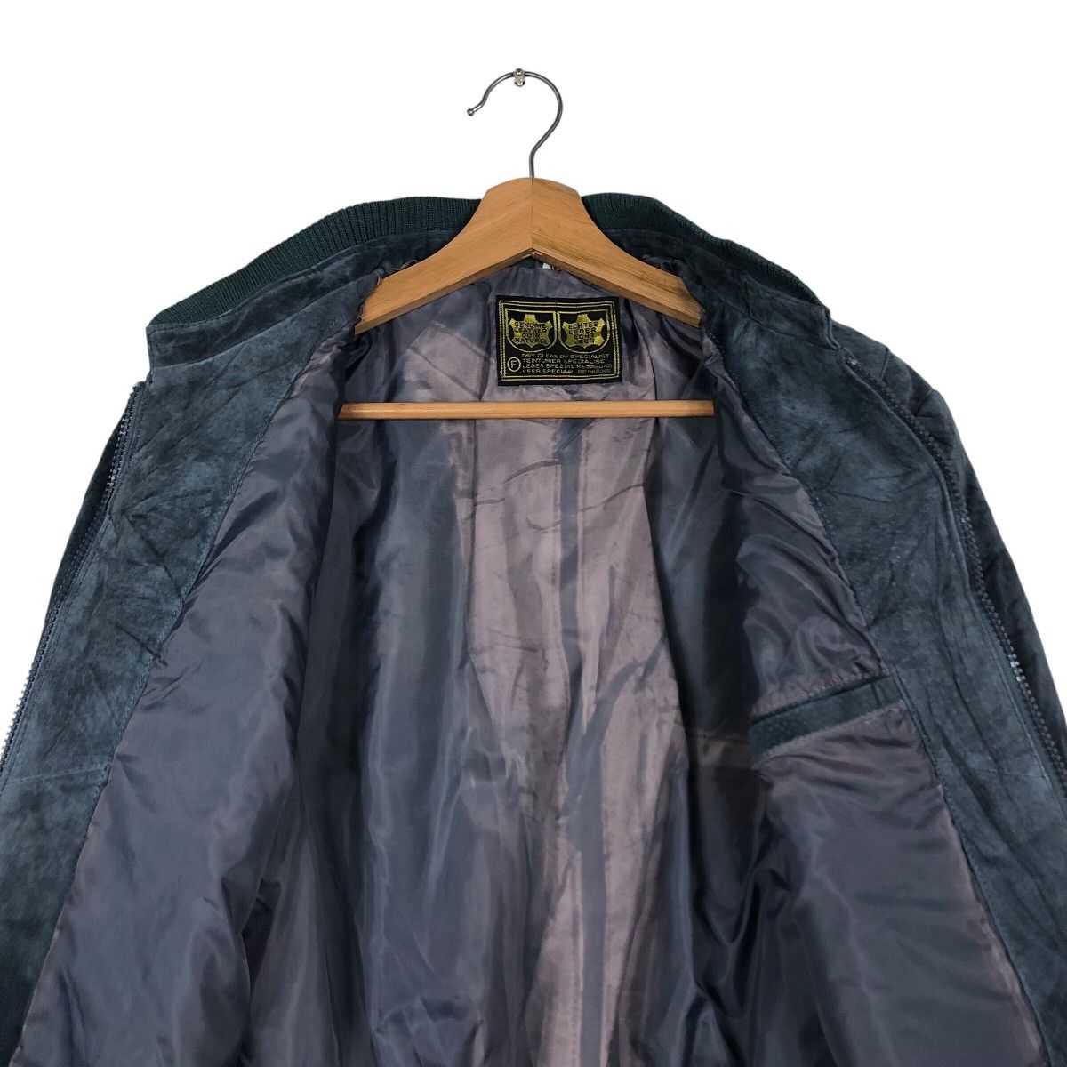 Japanese Brand 📌Vtg Bomber Leather Jacket Genuine Echtes Leder Echt Deer Size US M / EU 48-50 / 2 - 15 Thumbnail