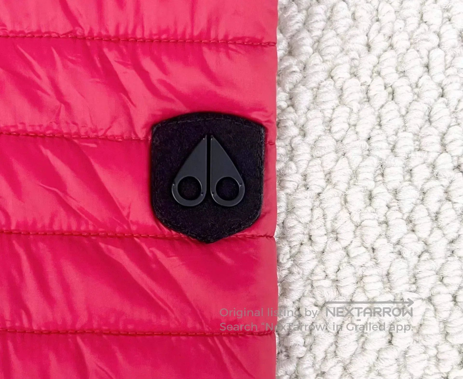 Moose Knuckles Moose Knuckles Red Stripe Black Logo Hooded Puffer. Size US M / EU 48-50 / 2 - 6 Thumbnail