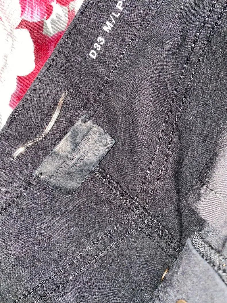 Saint Laurent Paris Saint Laurent Paris Wide-leg denim pants size 29 i Size US 29 - 4 Thumbnail