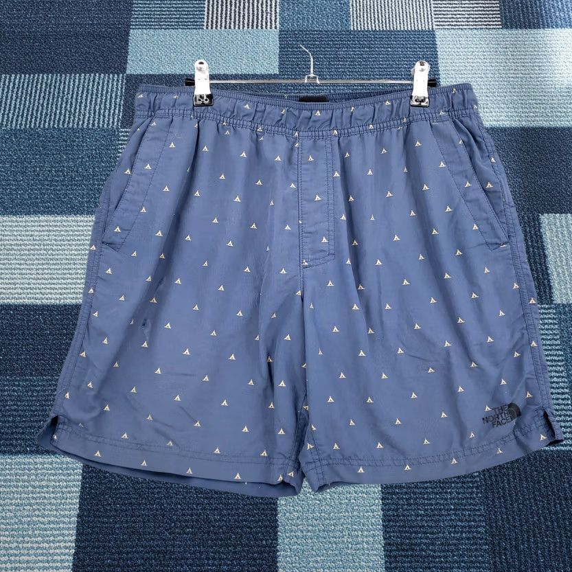The North Face The North Face Class V Swim Trunks Shorts Mens M Medium Blue Nylon Lined Size US 31 - 1 Thumbnail