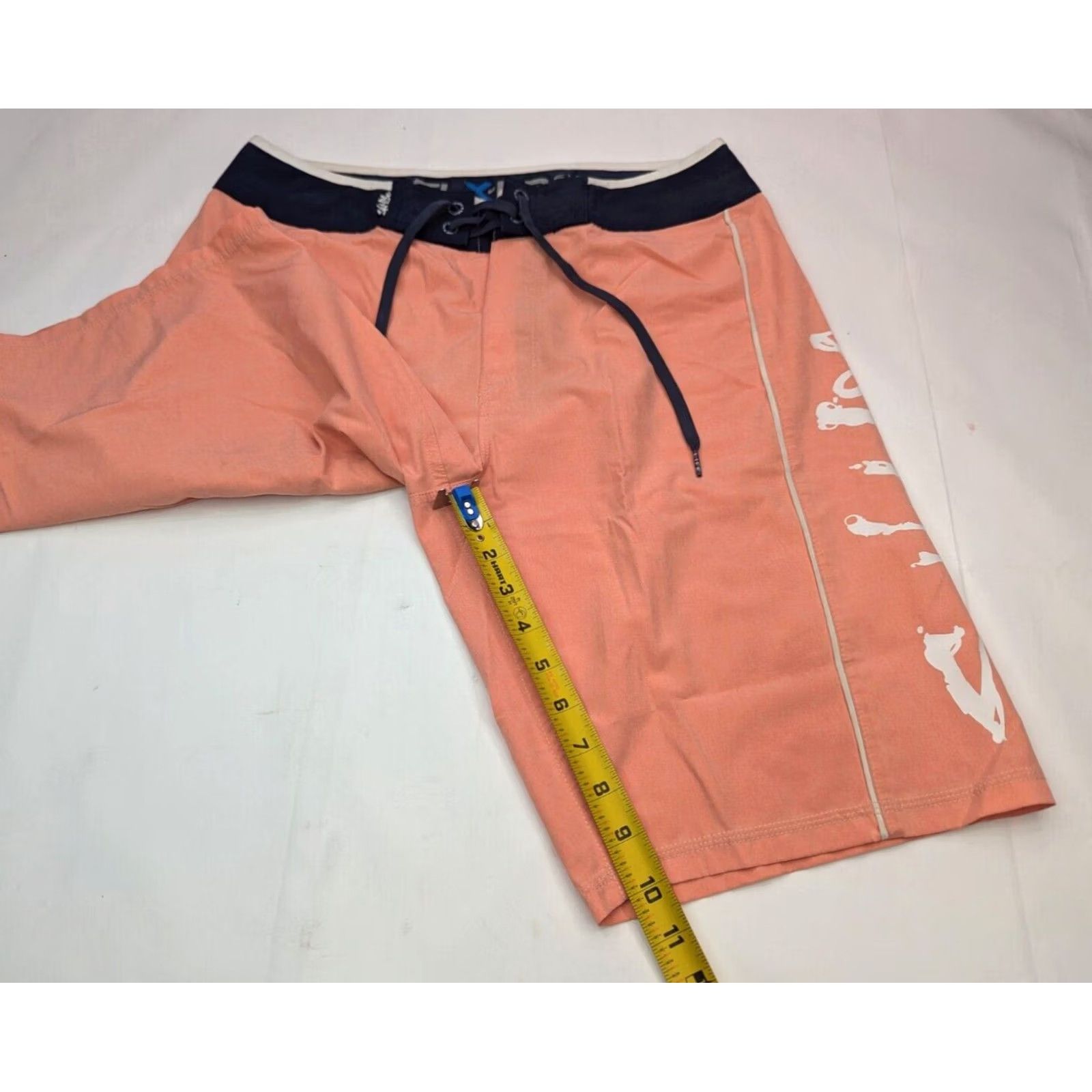 Vintage Salt Life SLX-QD Swim Trunks Men 30 Board Shorts 10 Inseam Blue Polyester Spandex Breathable Pockets Drawstring Beach Fish Outdoor Surfing - Mens Size US 30 / EU 46 - 3 Thumbnail