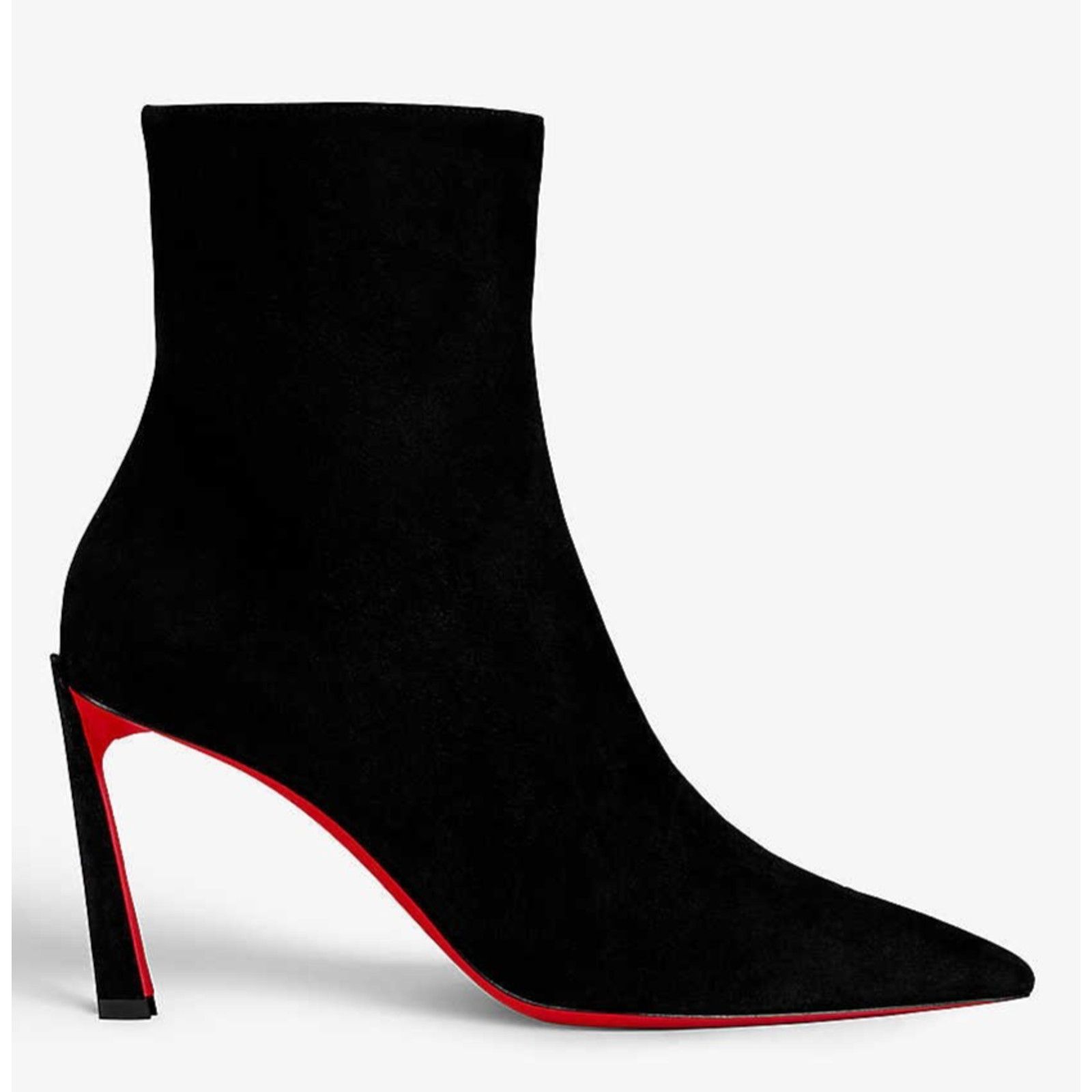 Christian Louboutin Christian Louboutin Condora Booty 85 Black Suede Ptd Toe 35 Size US 4 / IT 34 - 1 Thumbnail