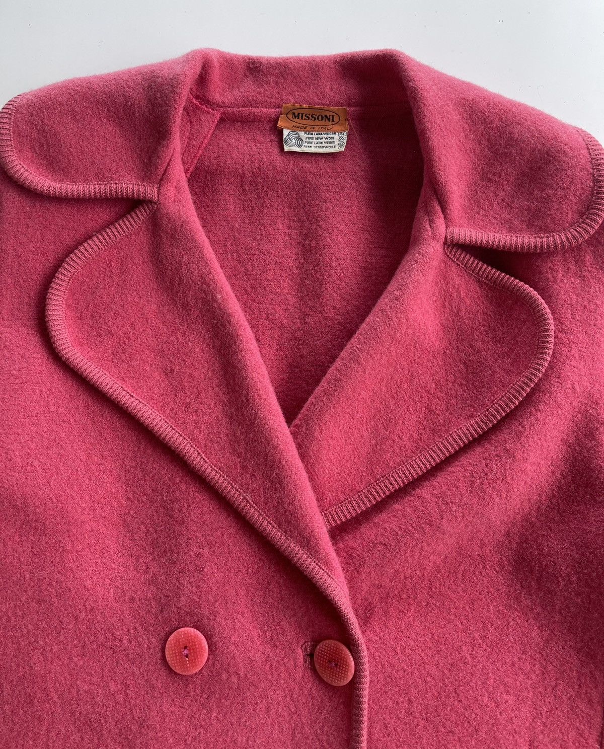 Missoni Missoni Wool Coat Pink Size M / US 6-8 / IT 42-44 - 9 Thumbnail