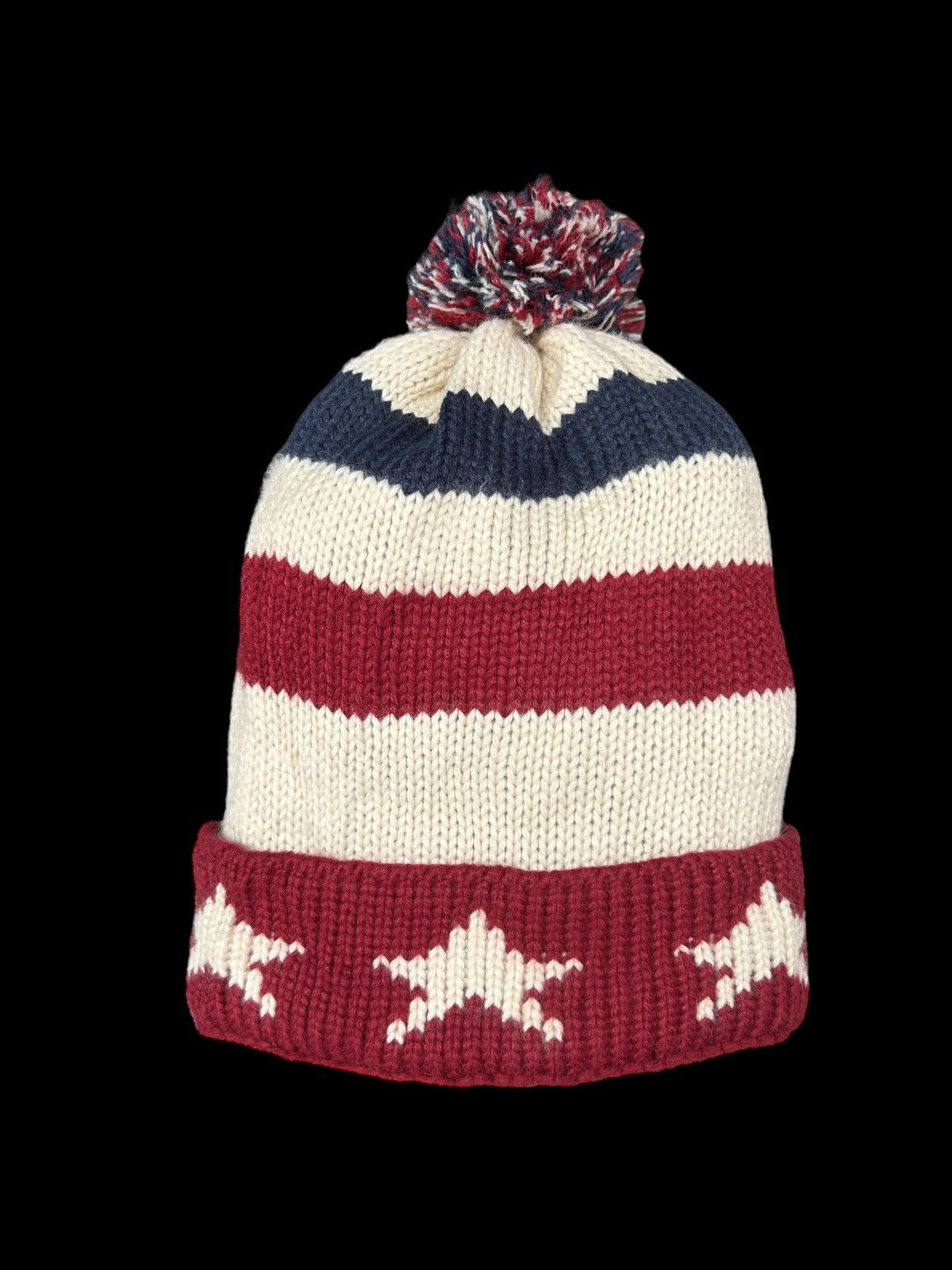 Japanese Brand × Kapital × Vintage Star Crochet Knitt Beanie Hats Rare ☠️☠️ Size ONE SIZE - 1 Thumbnail