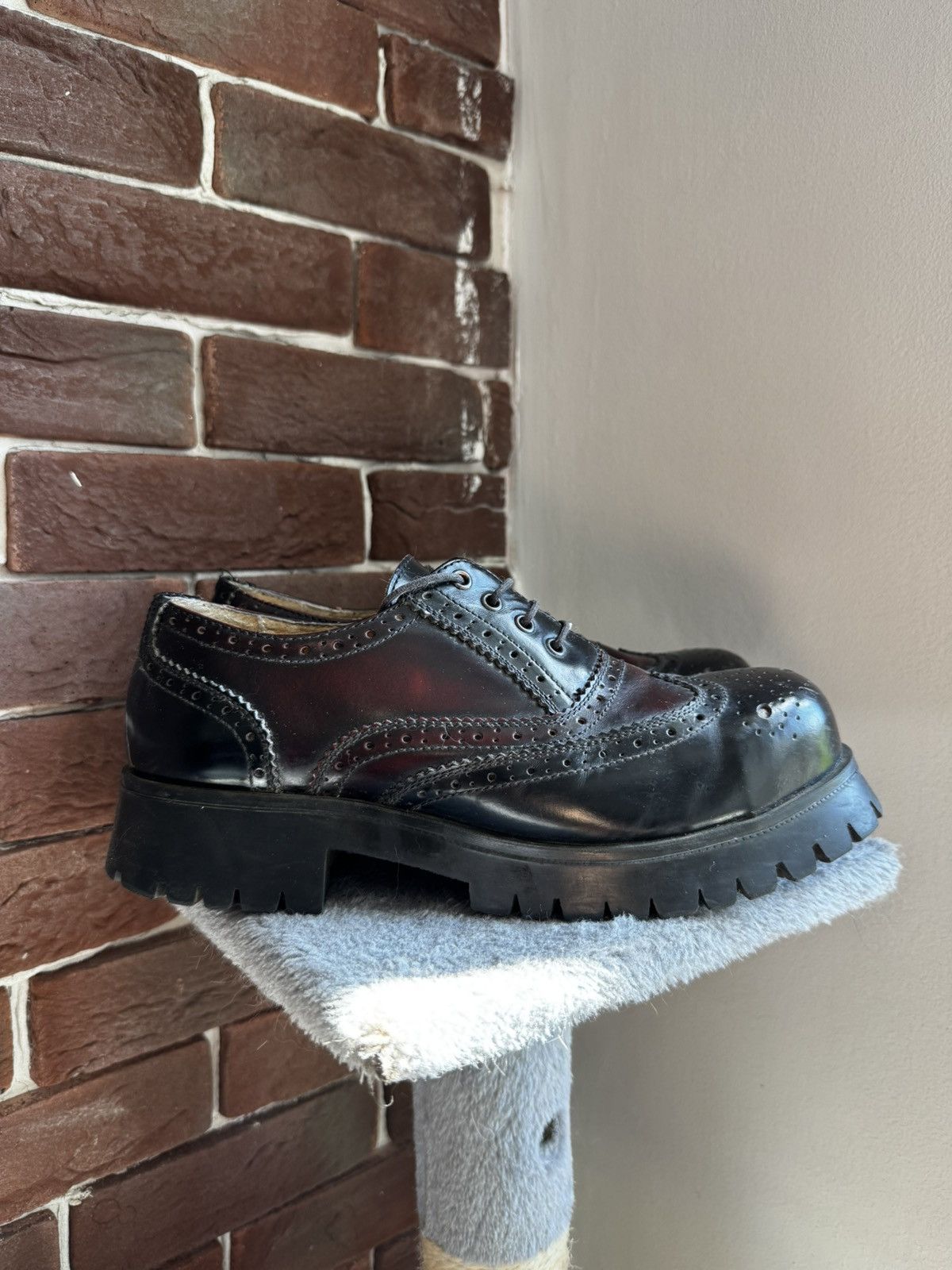 Leather Rare Vintage Ranger Avant Garde Platform Derby Leather Boots Size US 9 / EU 42 - 2 Thumbnail