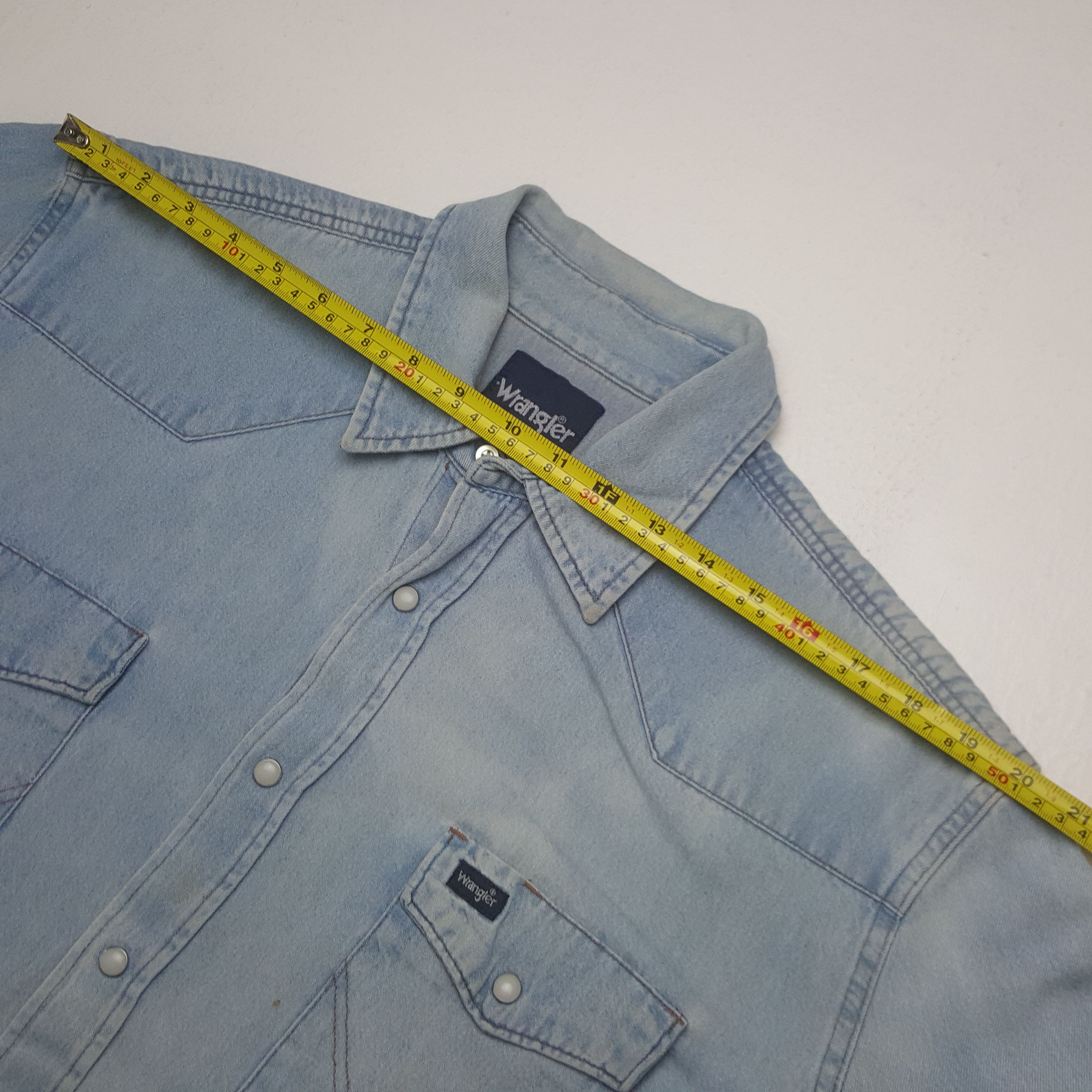 Wrangler Vintage Wrangler Denim Button Up Shirt Size US XL / EU 56 / 4 - 6 Thumbnail