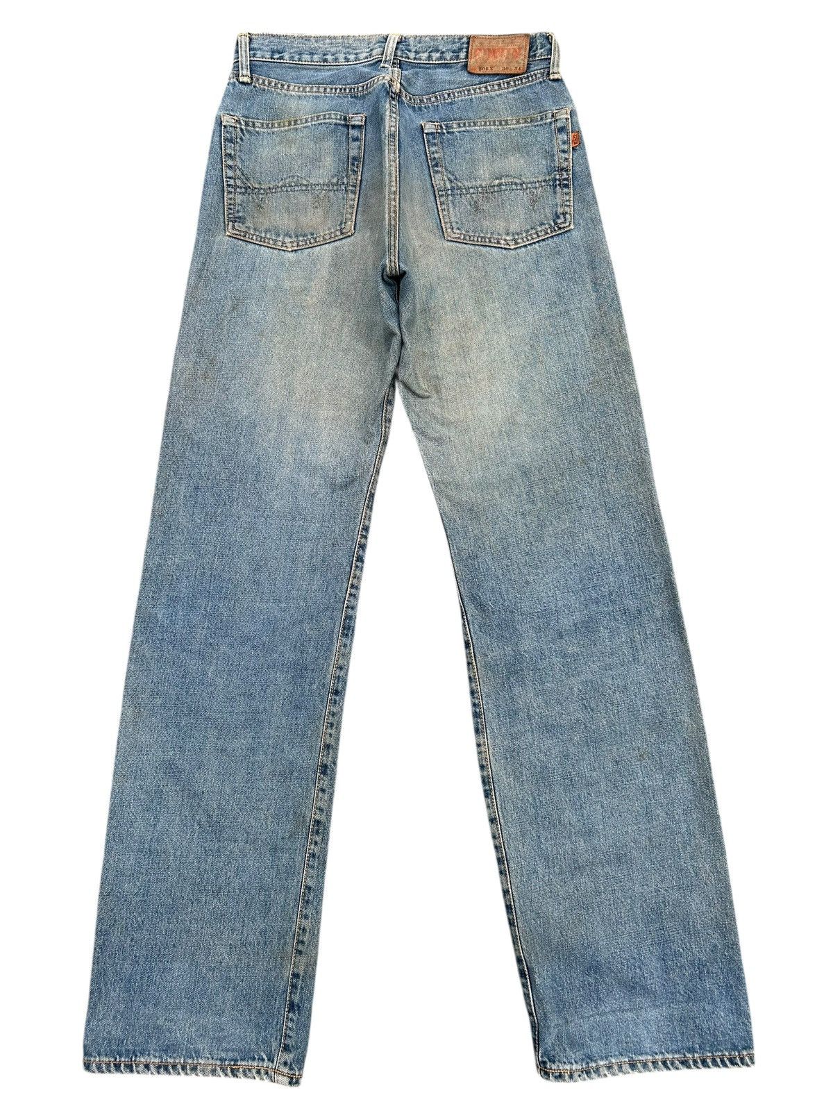 Kapital Thrashed Vintage Edwin 505x Selvedge Dirty Patina Denim Jean Size US 30 / EU 46 - 2 Thumbnail