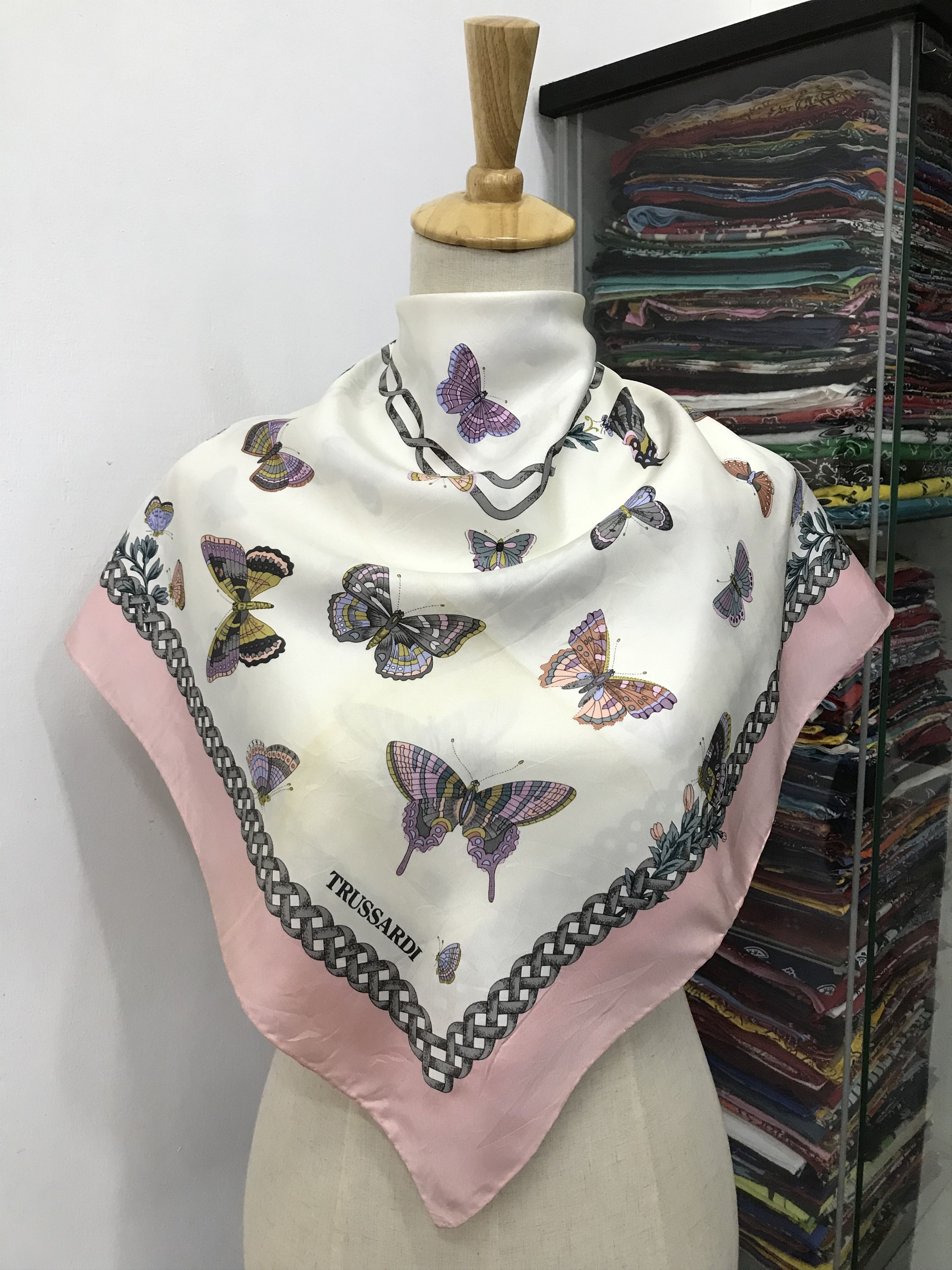 Trussardi Vintage Trussardi Silk Scarf Size ONE SIZE - 1 Thumbnail