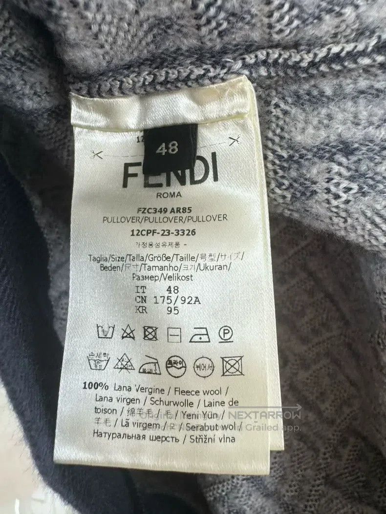 Fendi Fendi Wool Logo Printed Short Sleeve Size US M / EU 48-50 / 2 - 4 Thumbnail