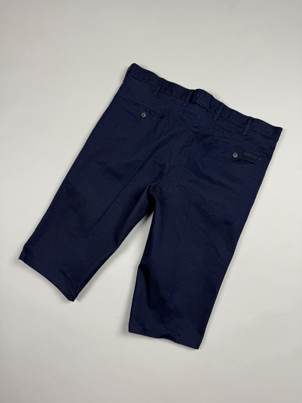 Prada Prada Milano Black Tab Men’s Cut Denim Shorts Breeches Size US 35 - 21 Thumbnail