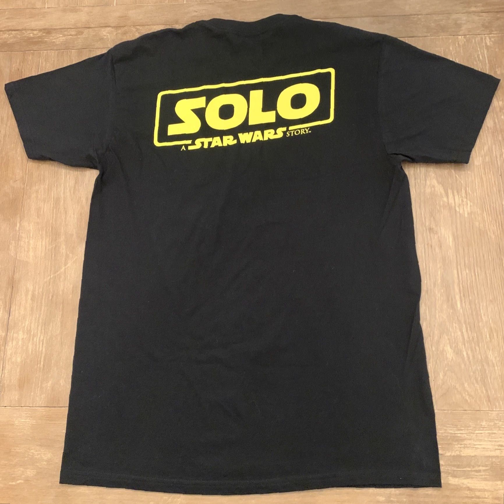 Star Wars Star Wars "Solo A Star Wars Story" T-Shirt Men’s Large Black Graphic Tee with Han Solo Logo Size US L / EU 52-54 / 3 - 4 Thumbnail