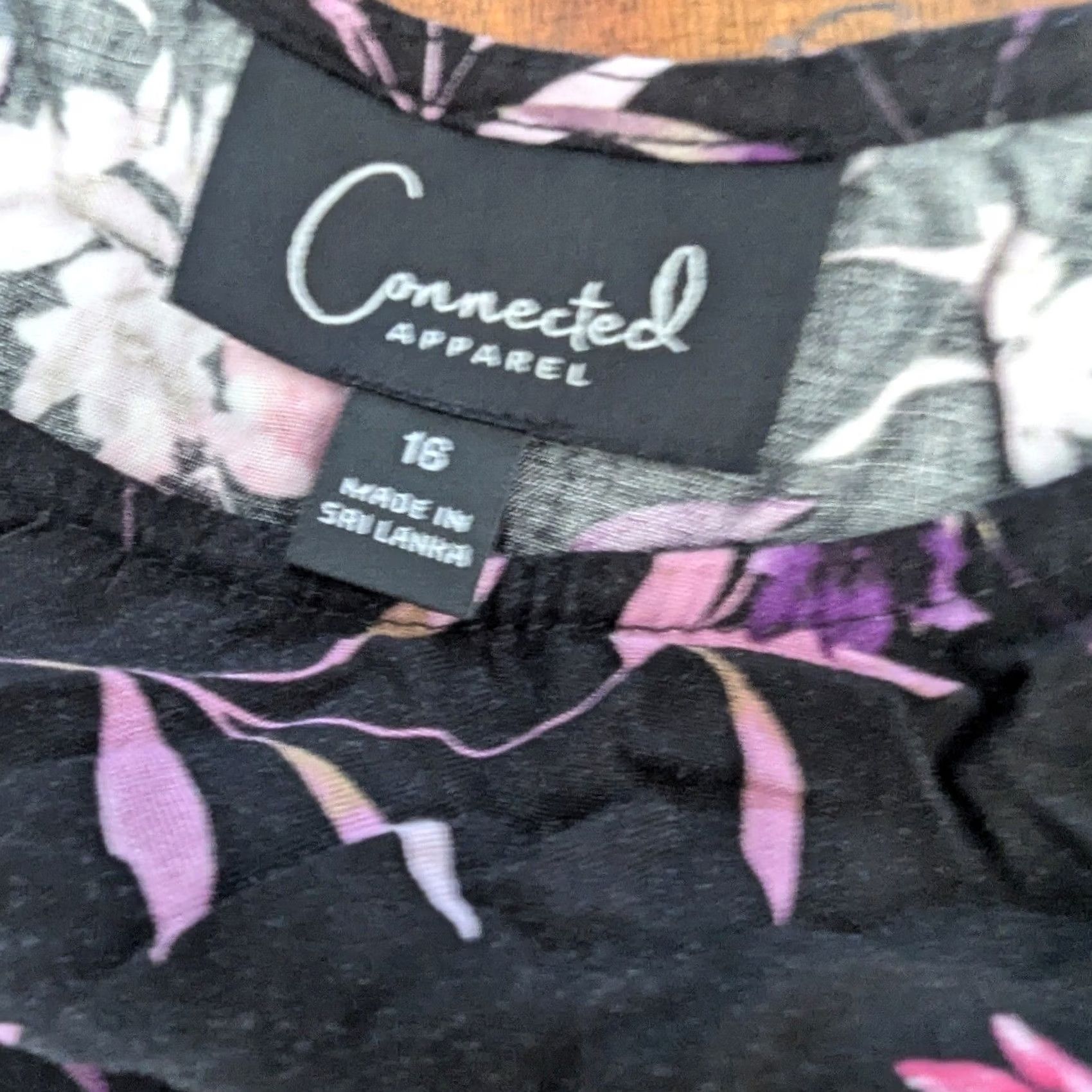 Vintage VINTAGE? Connected Apparel Black Floral Sleeveless Midi Dress Bohemian 16 Womens Sleeveless Midi Dress Black Floral Bohemian 16 Women/Girls Size XXL / US 16-18 / IT 52-54 - 6 Thumbnail