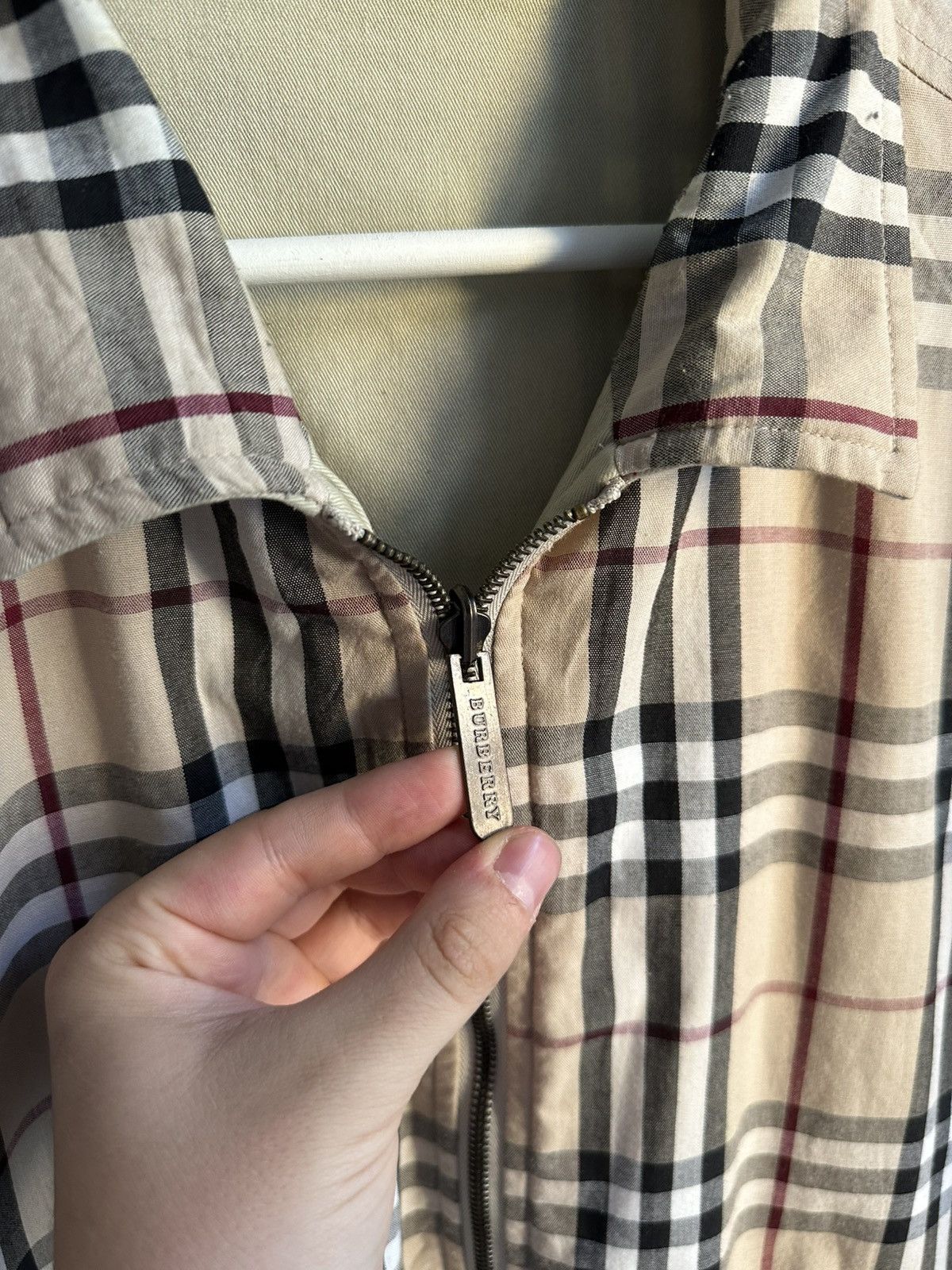 Burberry Burberry Vintage 90s Luxury Nova Check Double Sides Jacket Size US L / EU 52-54 / 3 - 9 Thumbnail