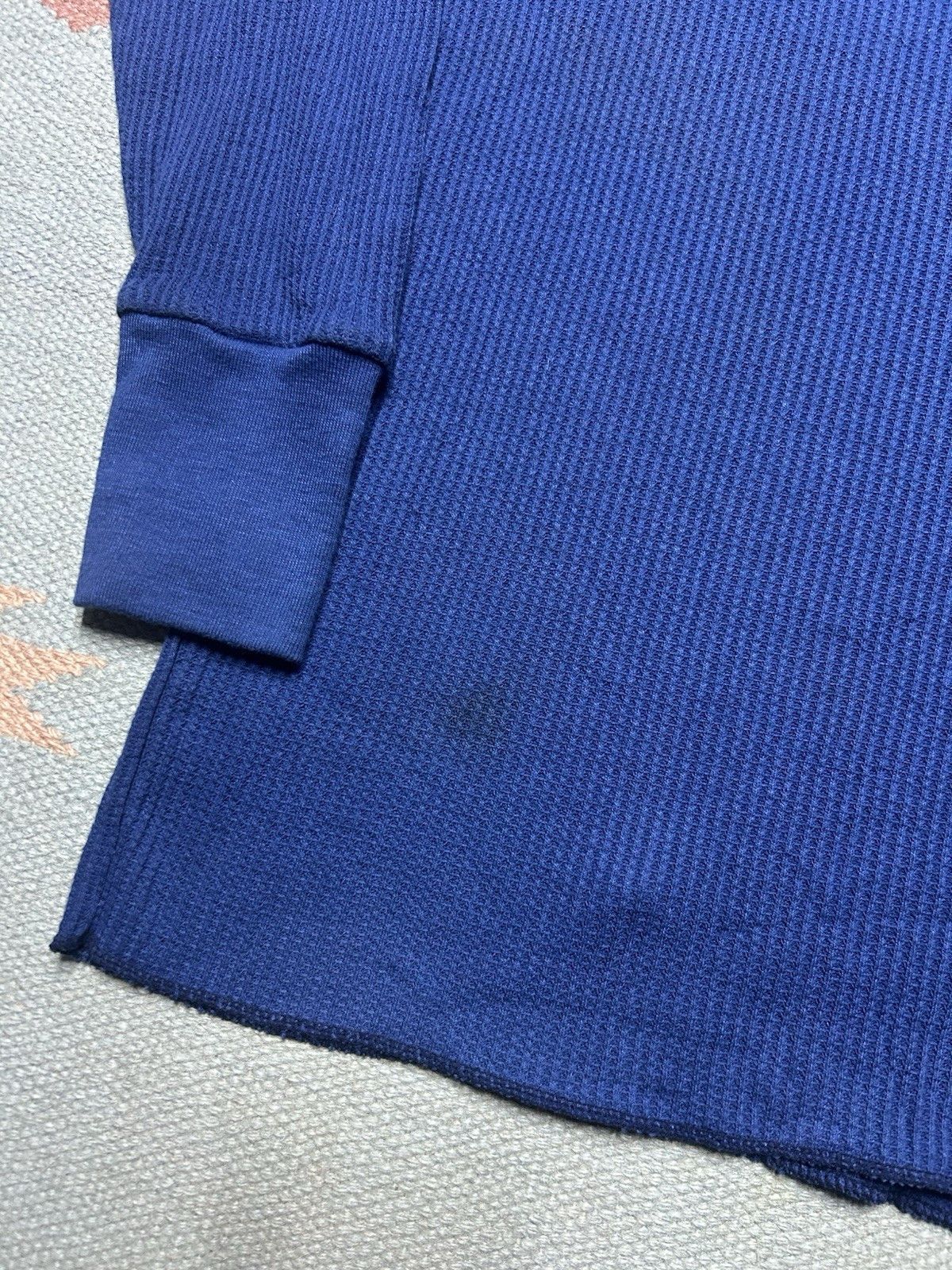 Vintage Vtg waffle knit thermal shirt Big Yank navy blue base medium Size US M / EU 48-50 / 2 - 7 Thumbnail
