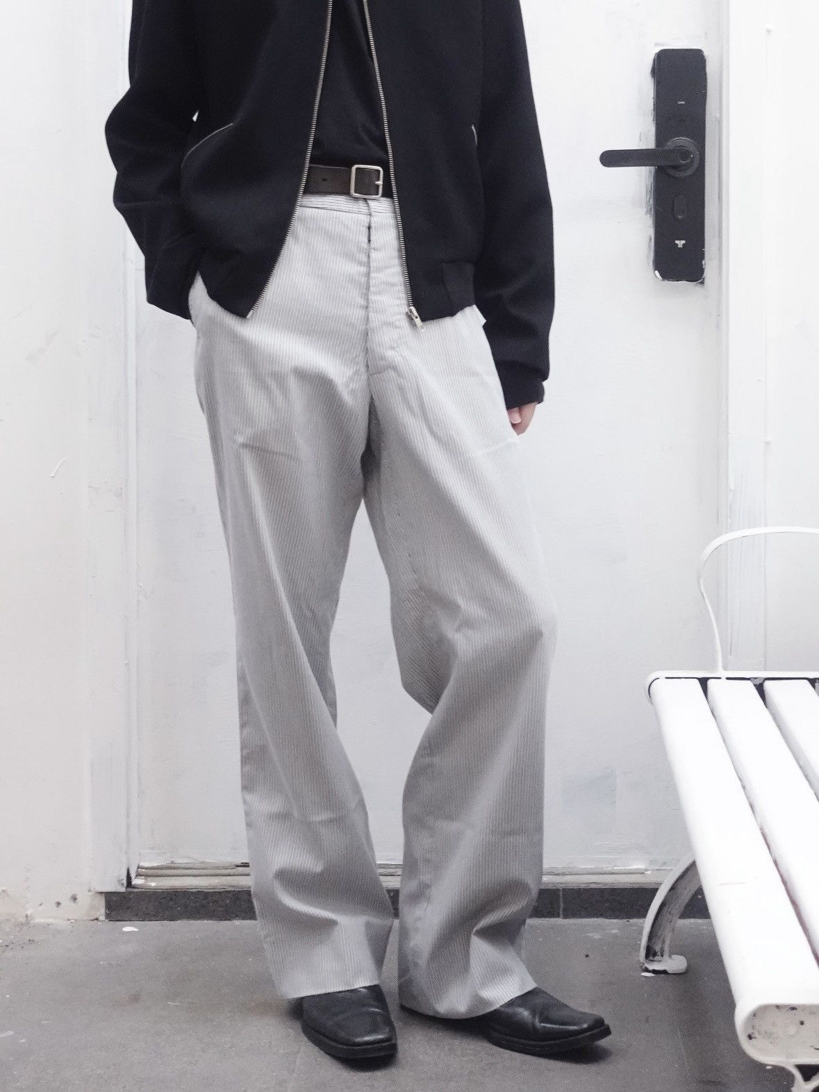 Maison Margiela Maison Martin Margiela | SS2002 Striped Trousers Size US 32 / EU 48 - 1 Thumbnail