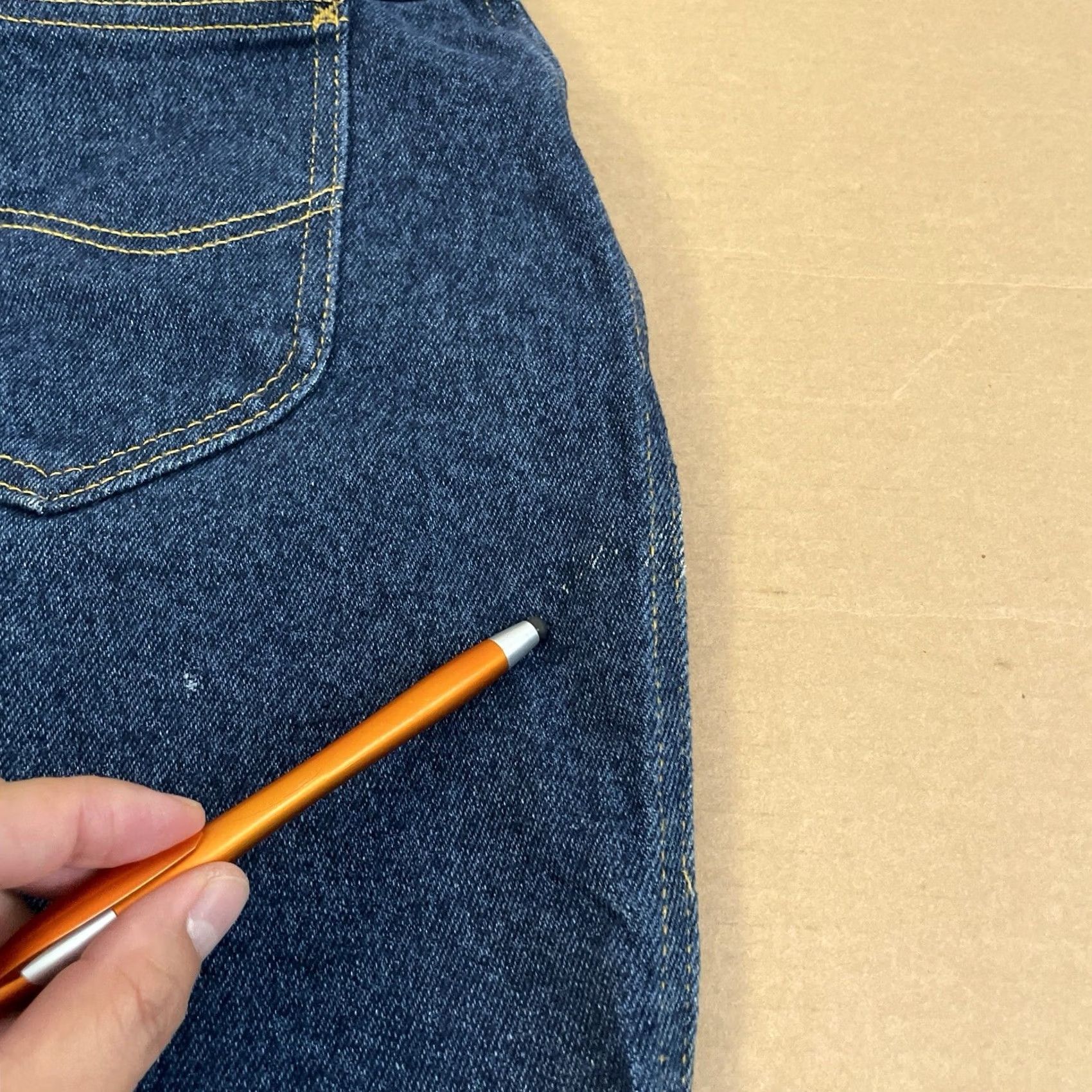 Lee VINTAGE Lee Jeans Womens 36 X 28 Blue High Rise Wide Leg USA 90s Y2K Ladies Size 40" / US 18 - 5 Thumbnail