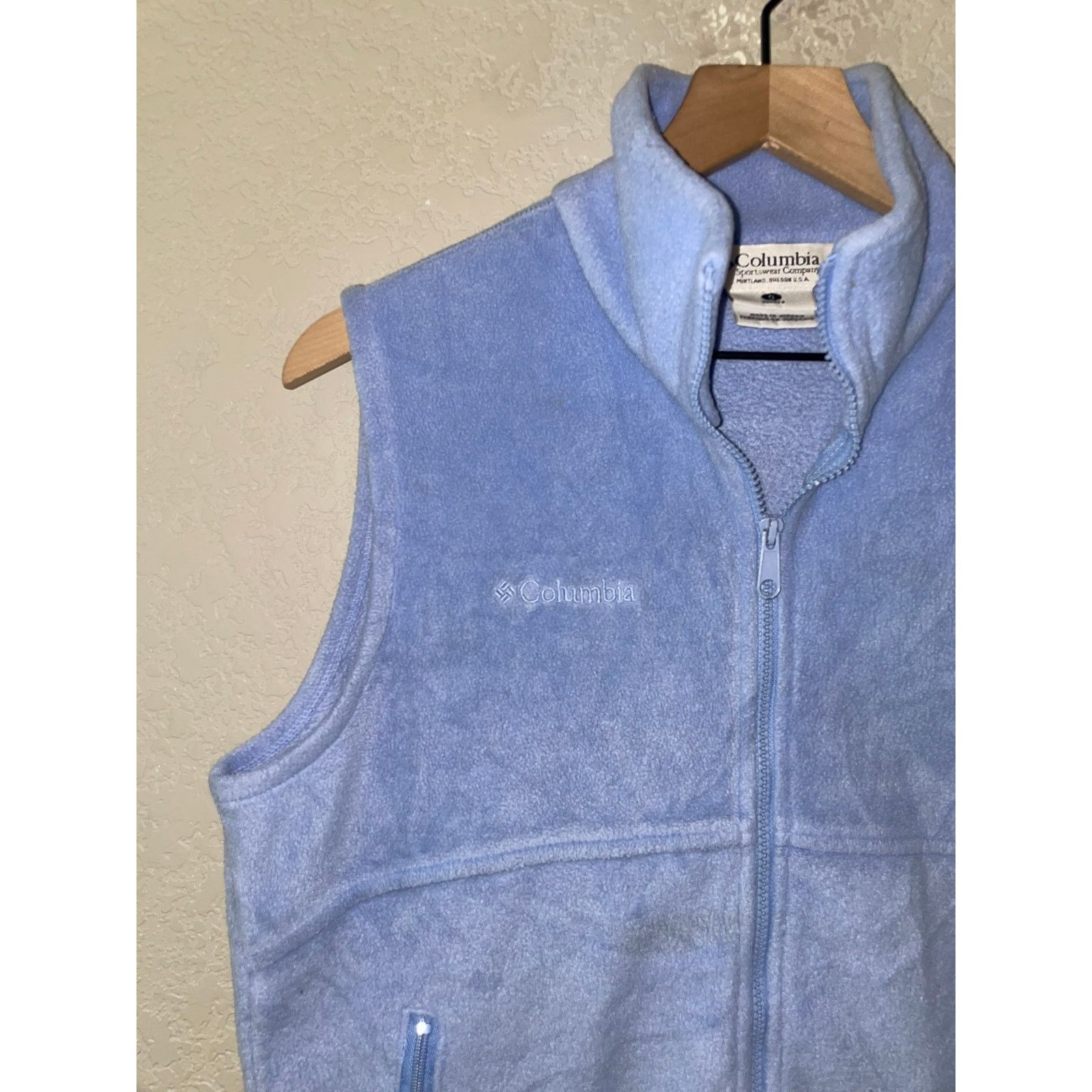 Columbia Womens Columbia Fleece Vest Powder Blue Women S Small Size S / US 4 / IT 40 - 2 Thumbnail
