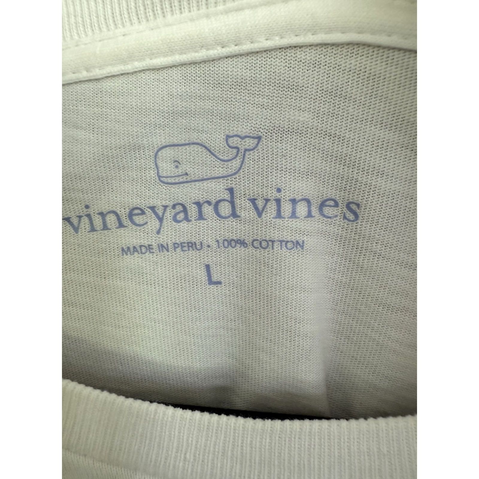 Vineyard Vines Vineyard Vines Mens Large White Long Sleeve Pocket Whale T-Shirt Coastal Beach Boating Size US L / EU 52-54 / 3 - 4 Thumbnail