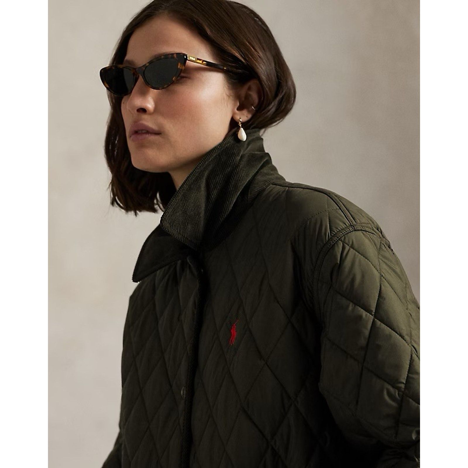 Lauren Ralph Lauren NWT Ralph Lauren Polo Women Quilted Barn Jacket Large Green Size L / US 10 / IT 46 - 11 Thumbnail