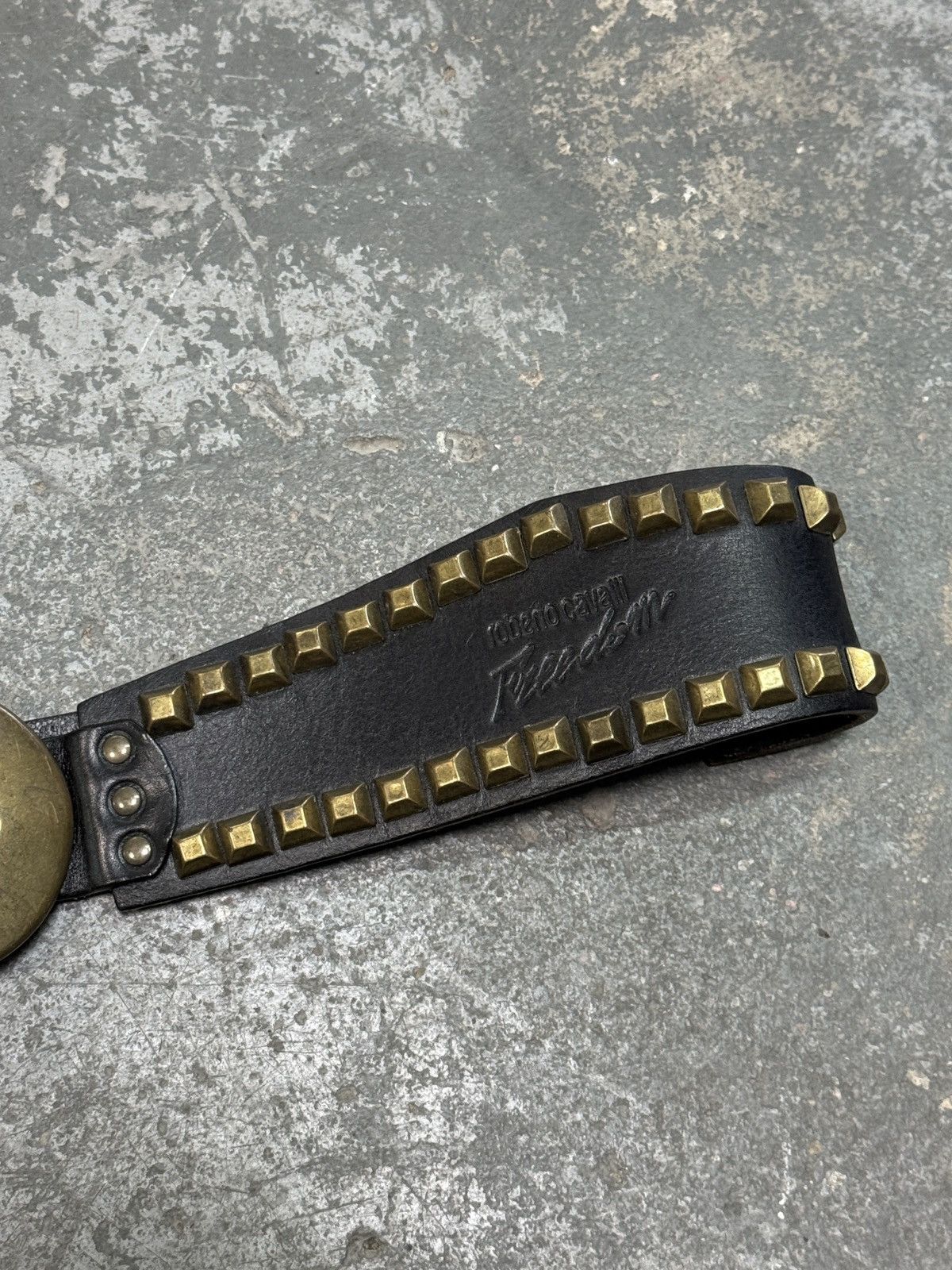 Roberto Cavalli Vintage Robero Cavalli Genuine Leather Belt With Studs Size ONE SIZE - 2 Thumbnail