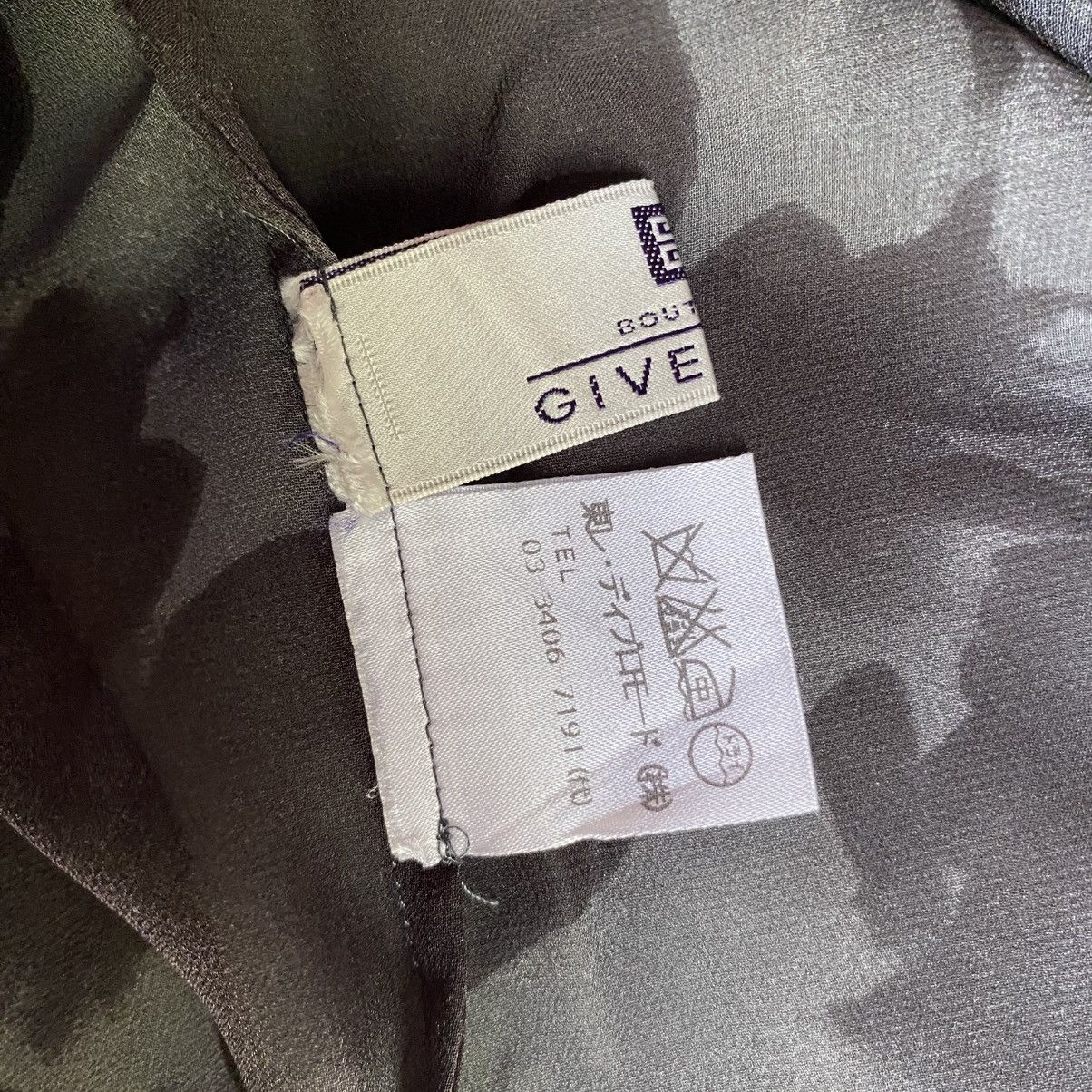 Givenchy GIVENCHY Transparent Gray Floral Sleeveless Blouse Size M / US 6-8 / IT 42-44 - 11 Thumbnail