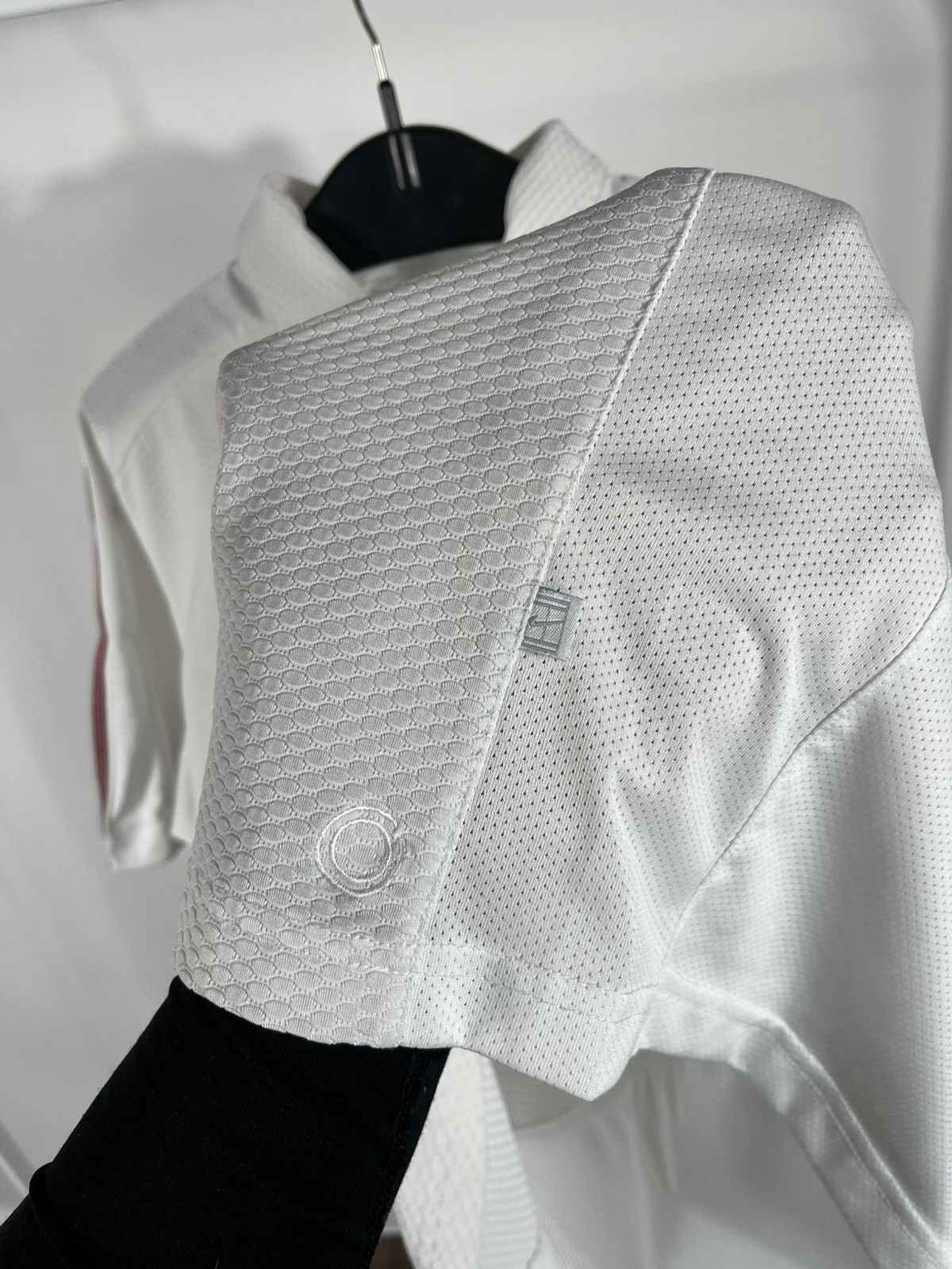 Nike Nike Sphere White Tennis Zip Polo Shirt Size L Size US L / EU 52-54 / 3 - 6 Thumbnail