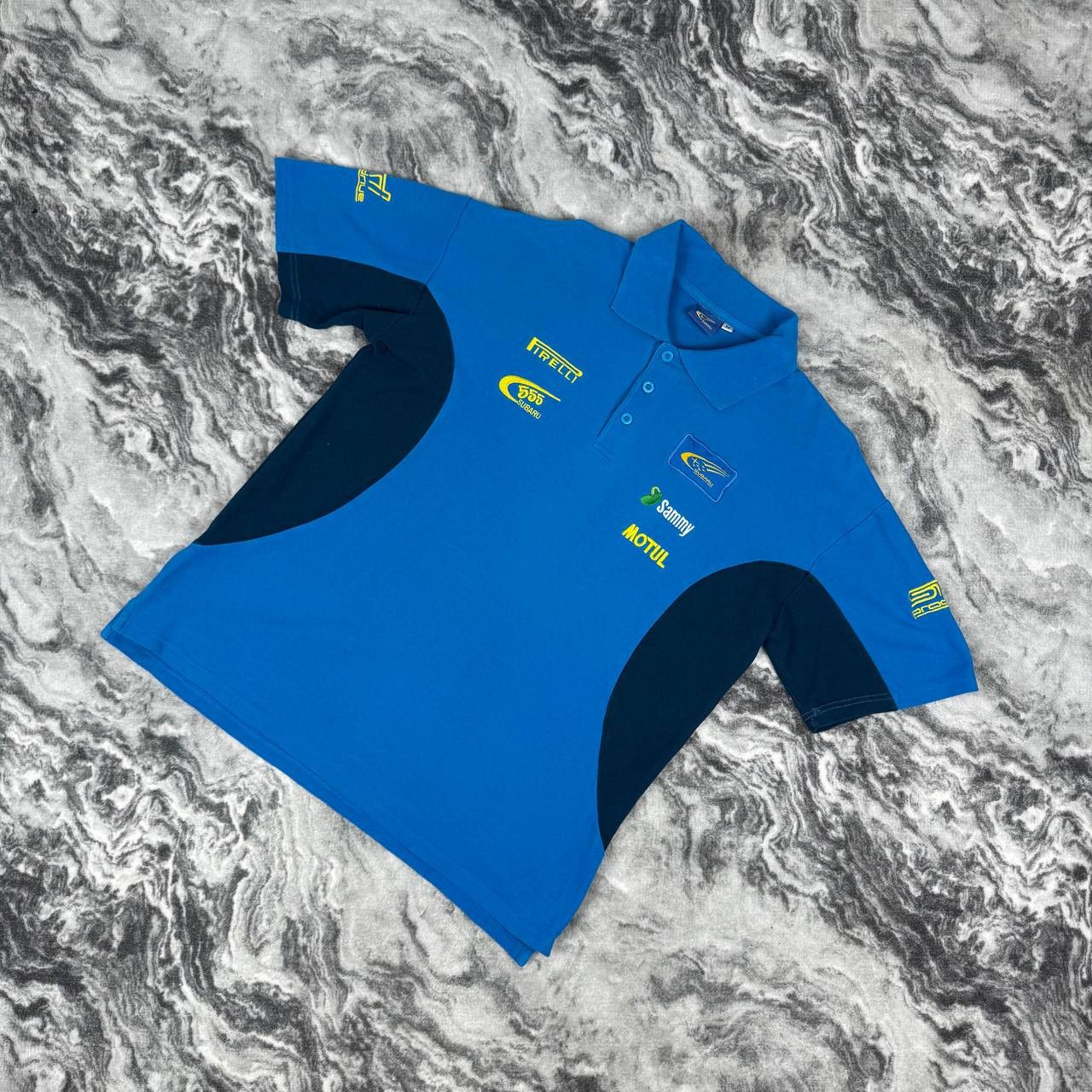 Other Vintage Subaru World Rally Team 555 Racing Polo Shirt 90s M Size US M / EU 48-50 / 2 - 1 Thumbnail