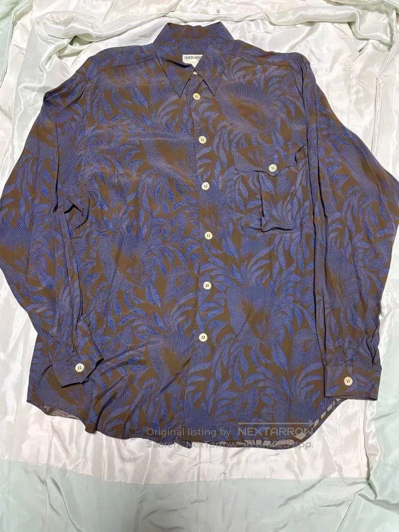 Giorgio Armani Vintage Giorgio Armani 90s Baroque Shirt. Size US S / EU 44-46 / 1 - 1 Thumbnail