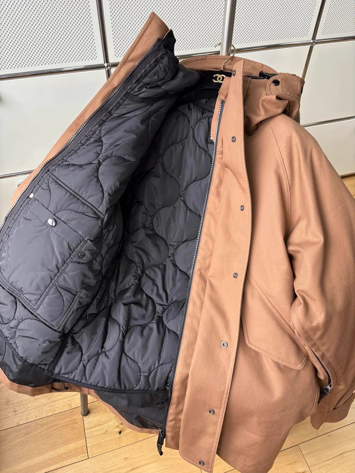 Burberry Burberry Brown 2-in-One Padded Detachable Hood Parka M Size M / US 6-8 / IT 42-44 - 5 Thumbnail