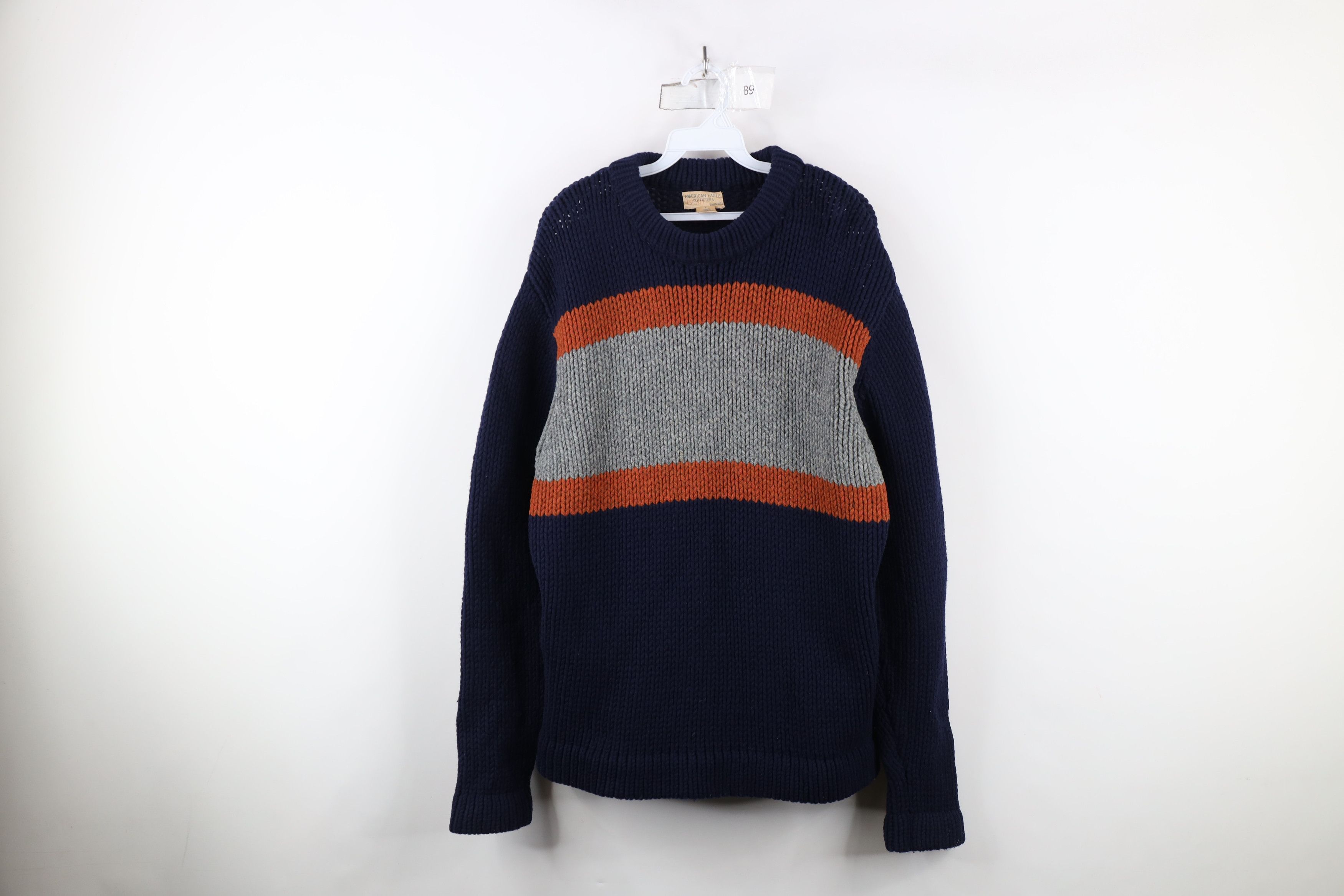 American Eagle Outfitters Vintage 90s American Eagle Outfitters Lambswool Knit Sweater Size US L / EU 52-54 / 3 - 1 Thumbnail