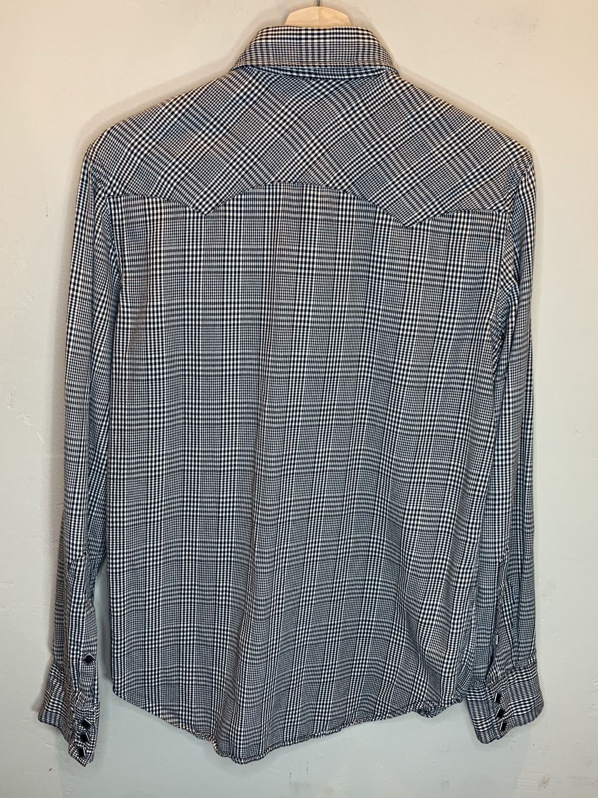 RRL Ralph Lauren RARE* RRL Ralph Lauren Houndstooth Western Snap Button Shirt Size US S / EU 44-46 / 1 - 2 Thumbnail
